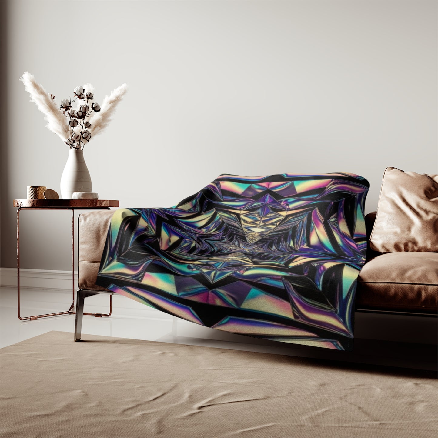 Optical Illusion Sweatshirt Blanket