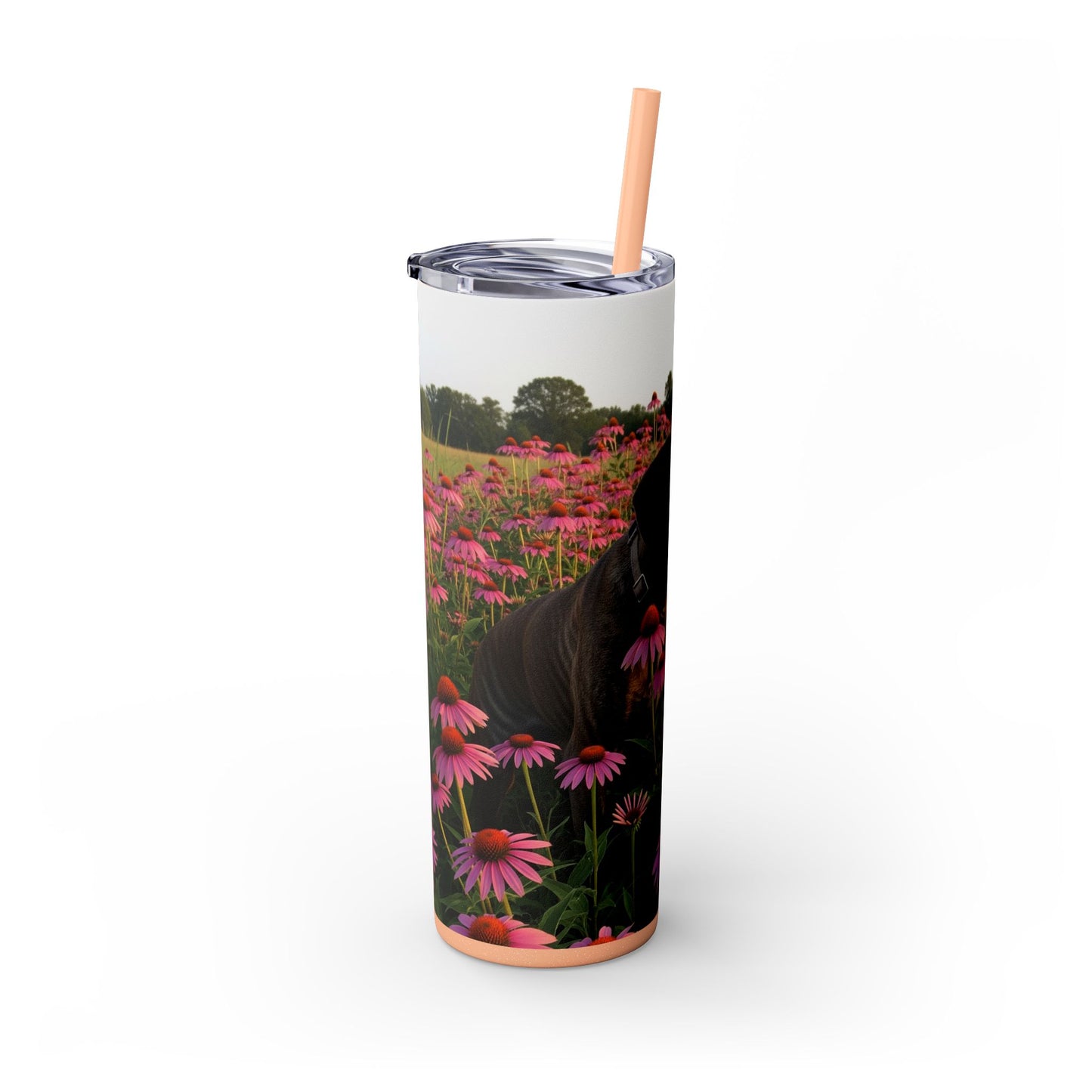 Treeing Tennessee Brindle Tumbler with Straw, 20oz