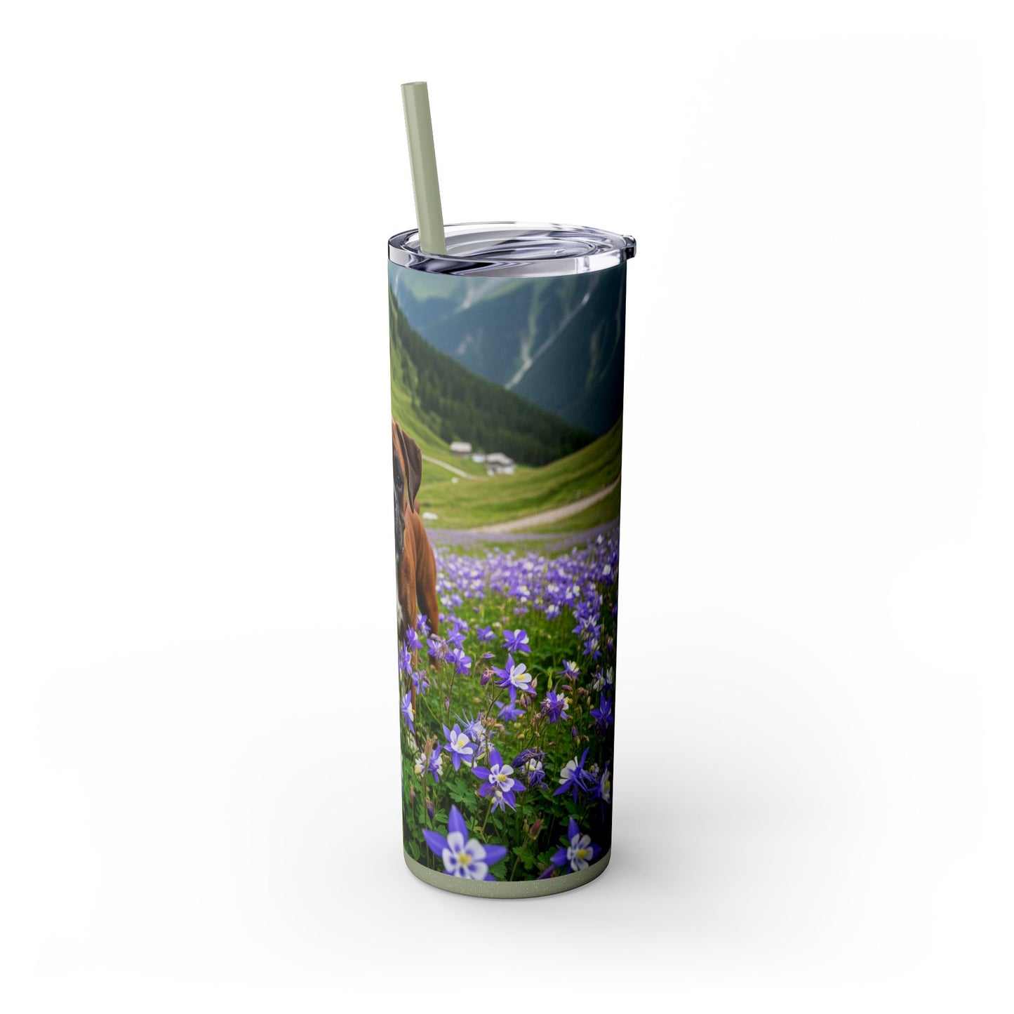 Boxer Tumbler with Straw, 20oz