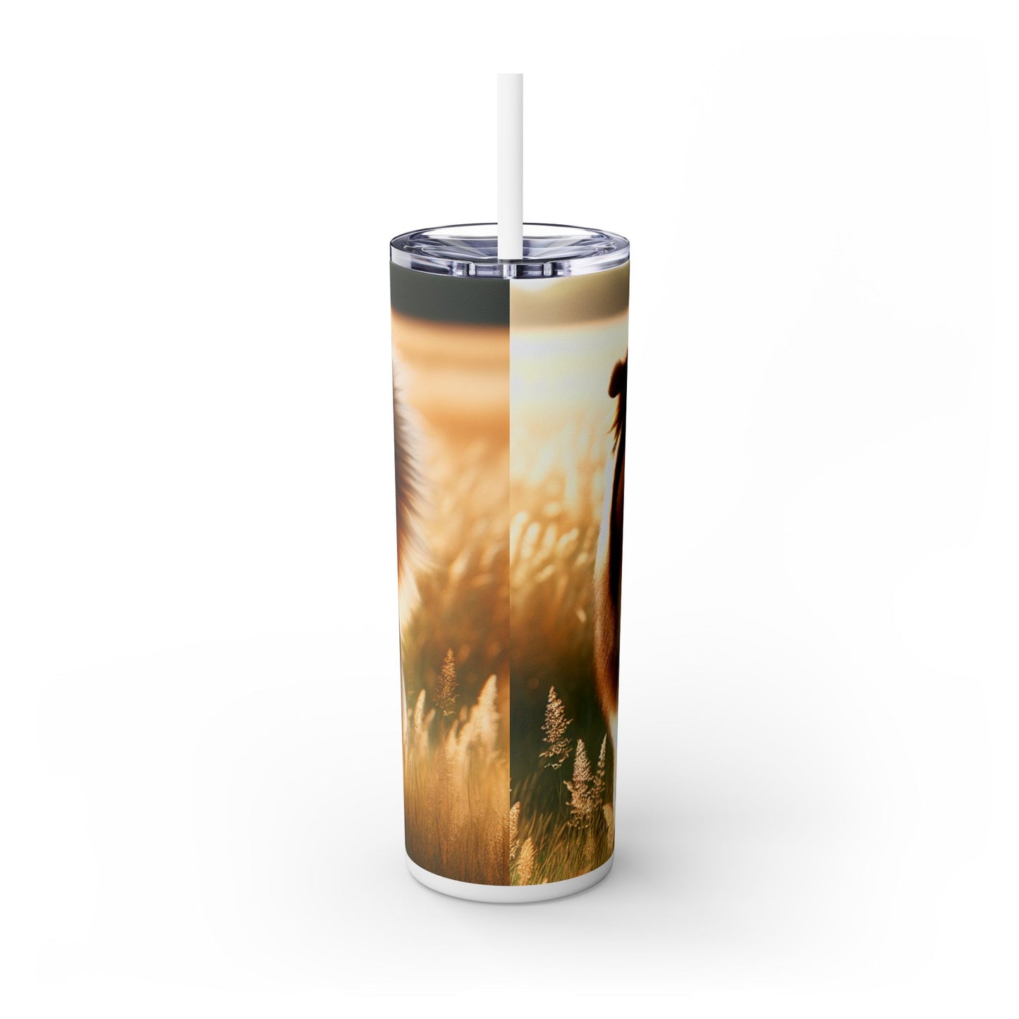 Bohemian Shepherd Tumbler with Straw, 20oz