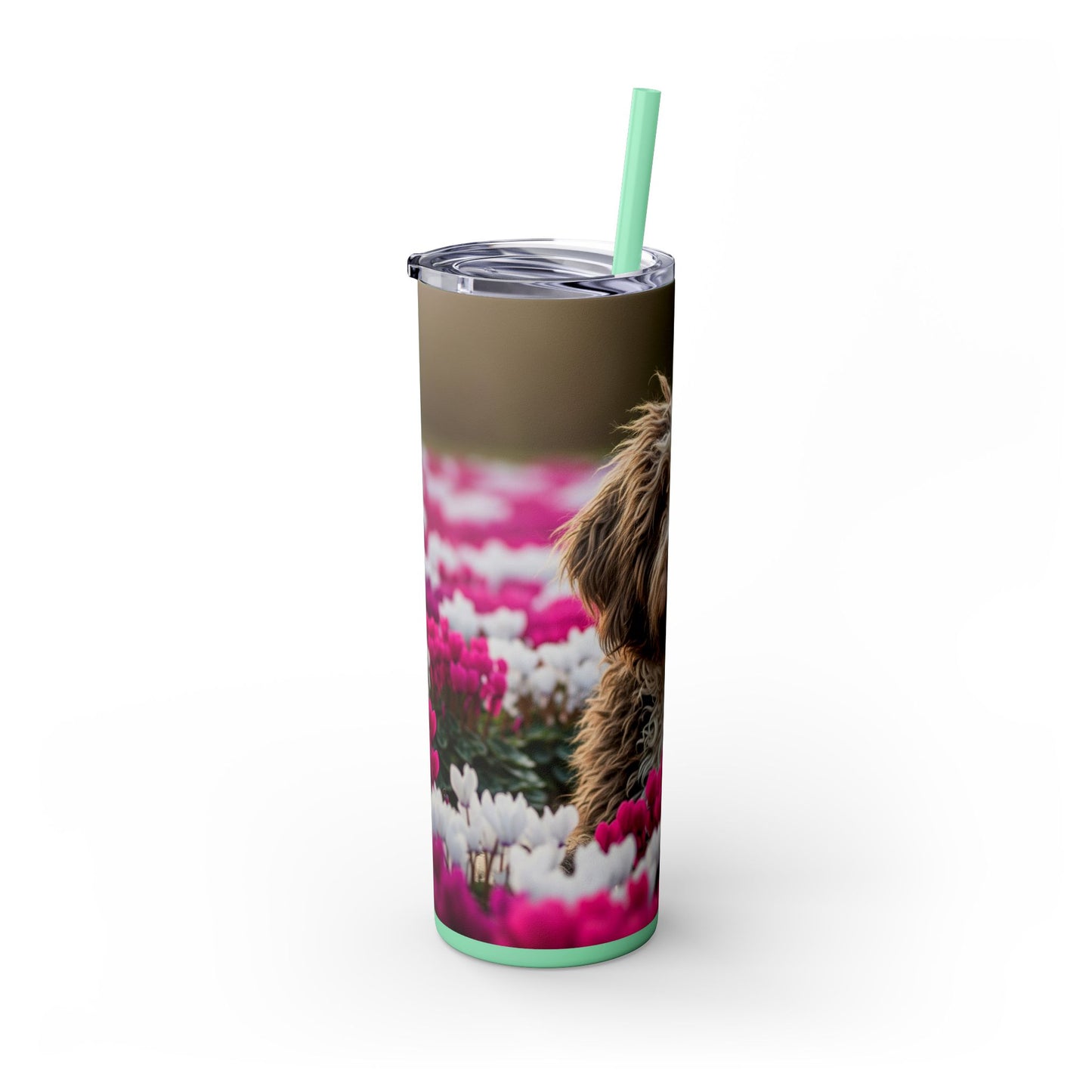 Bergamasco Sheepdog Tumbler with Straw, 20oz