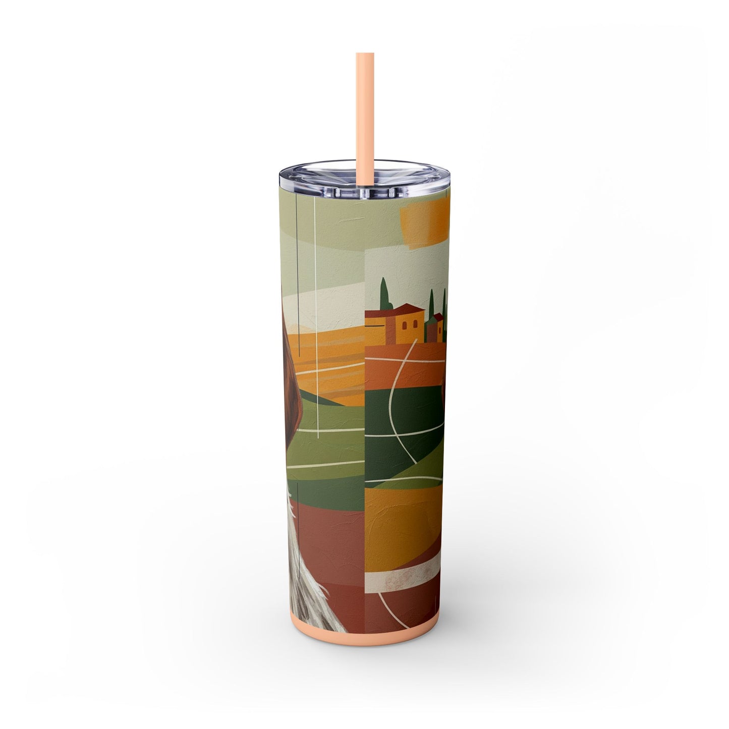 Spinone Italiano Tumbler with Straw, 20oz