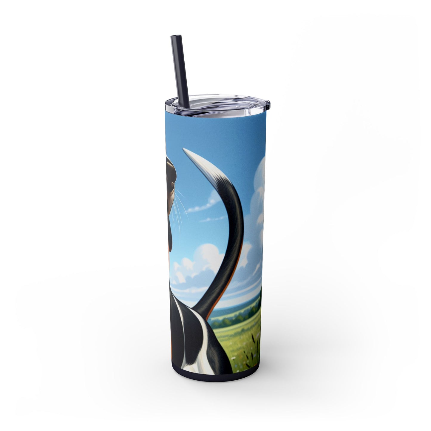 Treeing Walker Coonhound Tumbler with Straw, 20oz