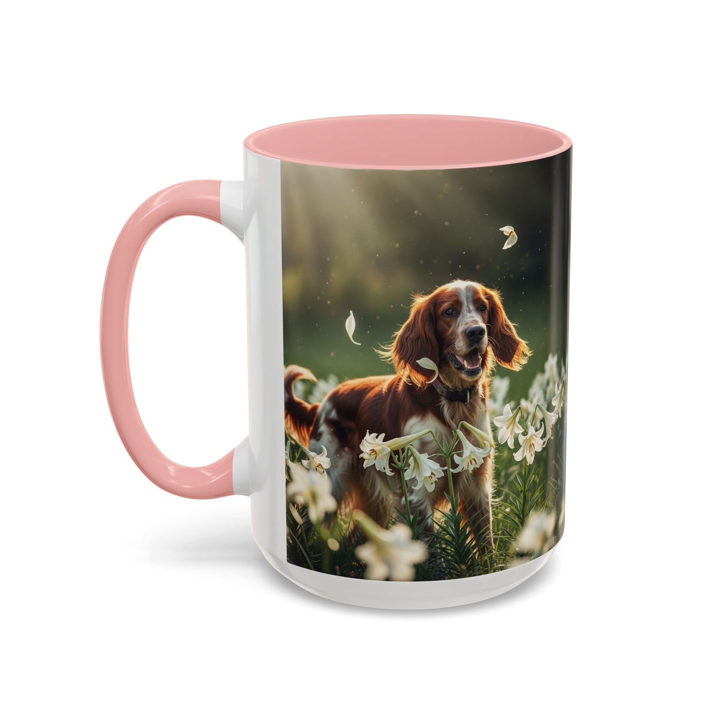 Irish Red and White Setter Accent Coffee Mug - Perfect Gift for Dog Lovers