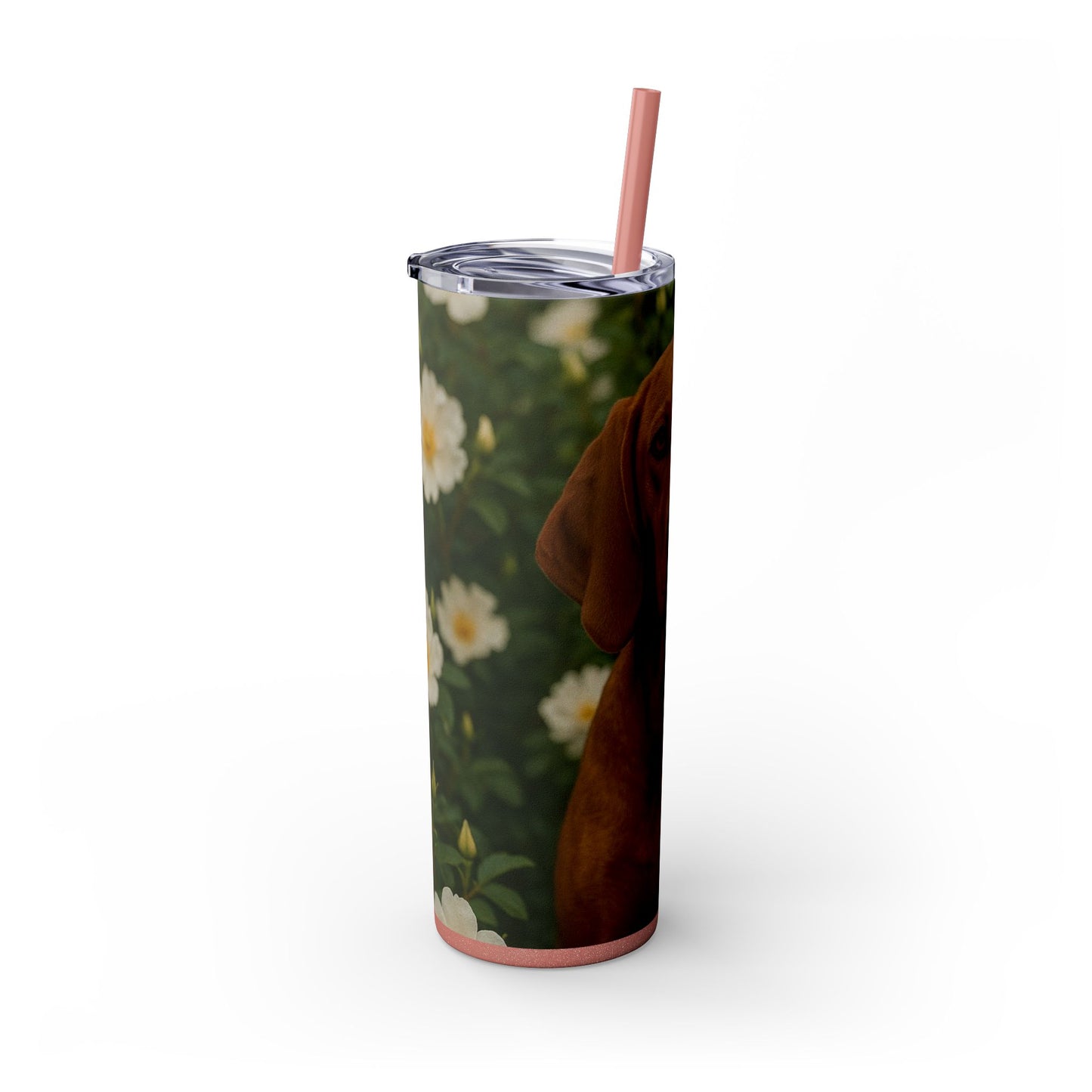Redbone Coonhound Tumbler with Straw, 20oz