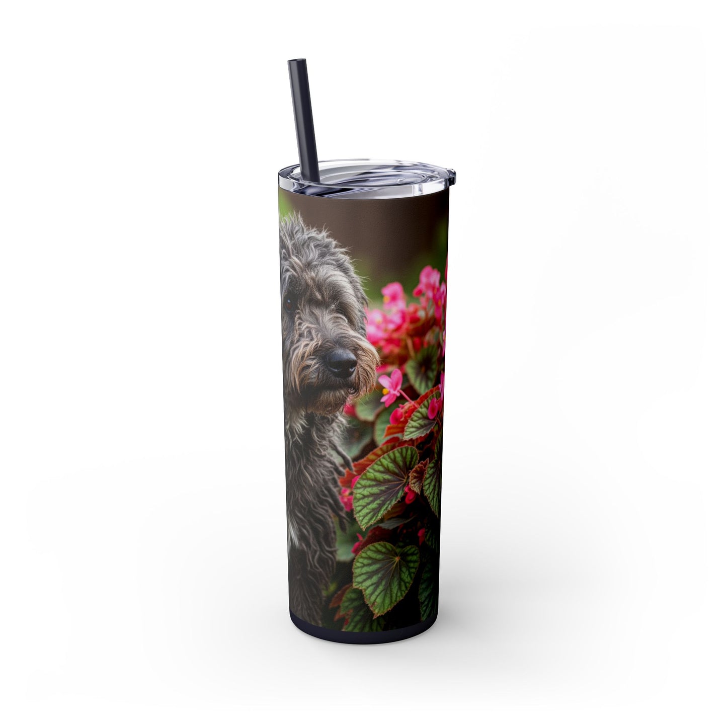 Puli Skinny Tumbler with Straw, 20oz