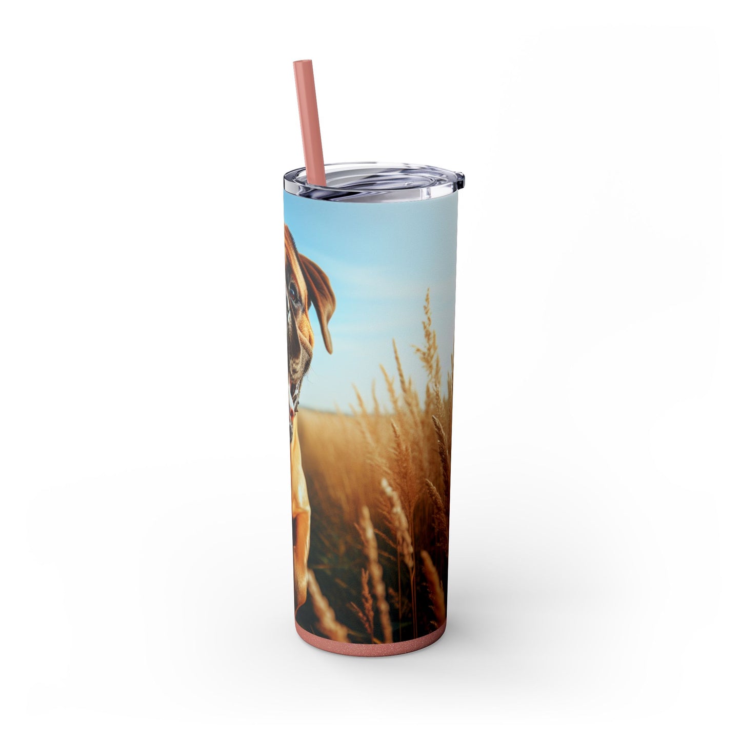 Bullmastiff Tumbler with Straw, 20oz