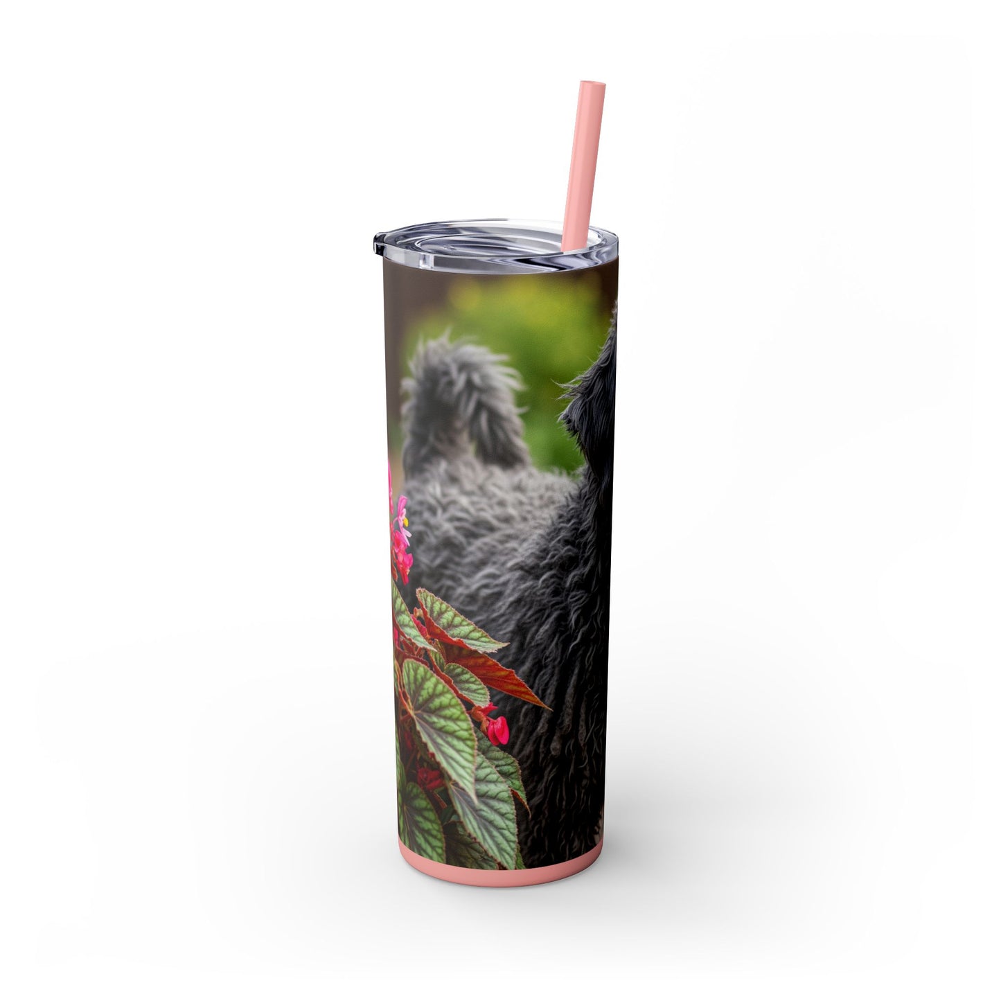 Puli Skinny Tumbler with Straw, 20oz