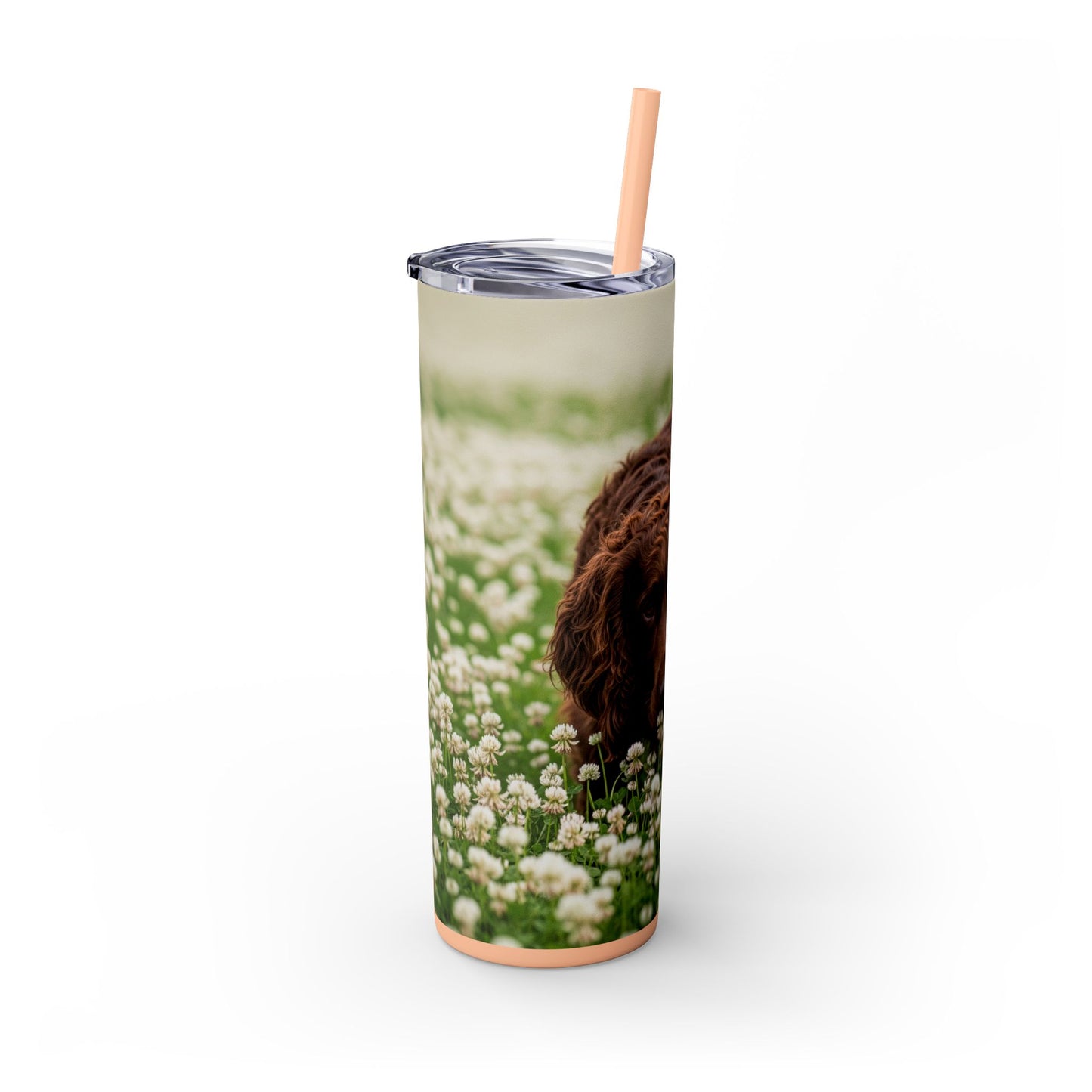 Irish Water Spaniel Tumbler with Straw, 20oz