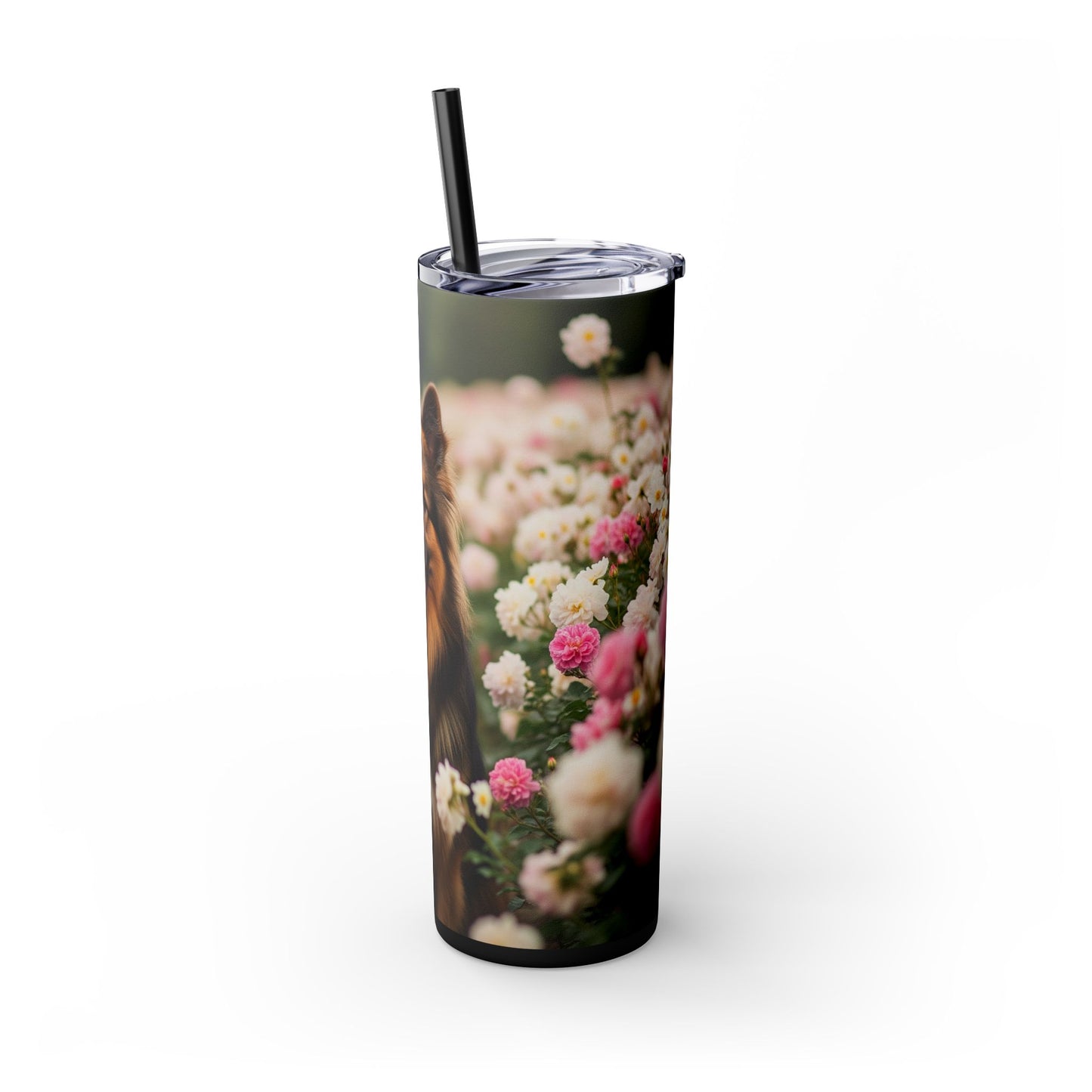 Bohemian Shepherd Tumbler with Straw, 20oz