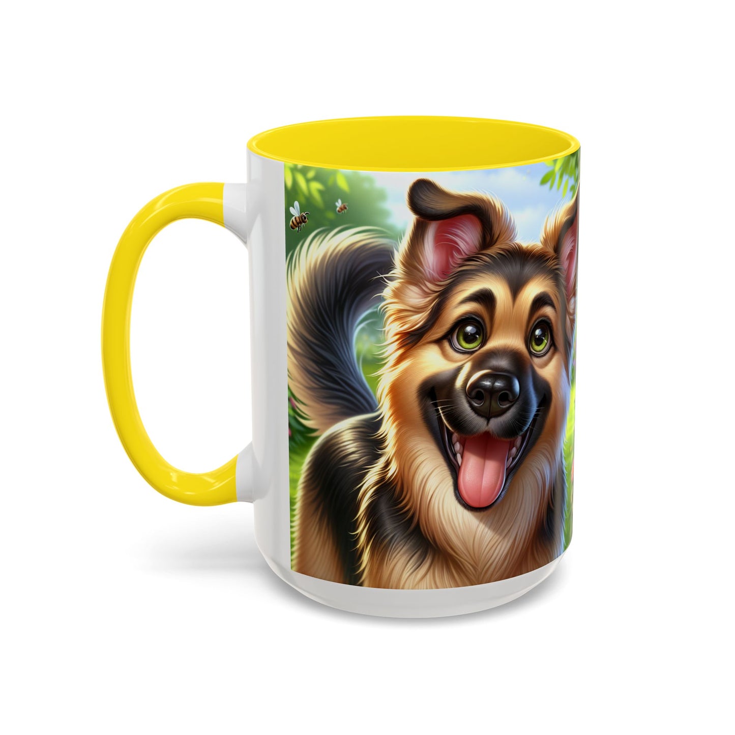 German Shepherd Accent Coffee Mug - Perfect Gift for Dog Lovers