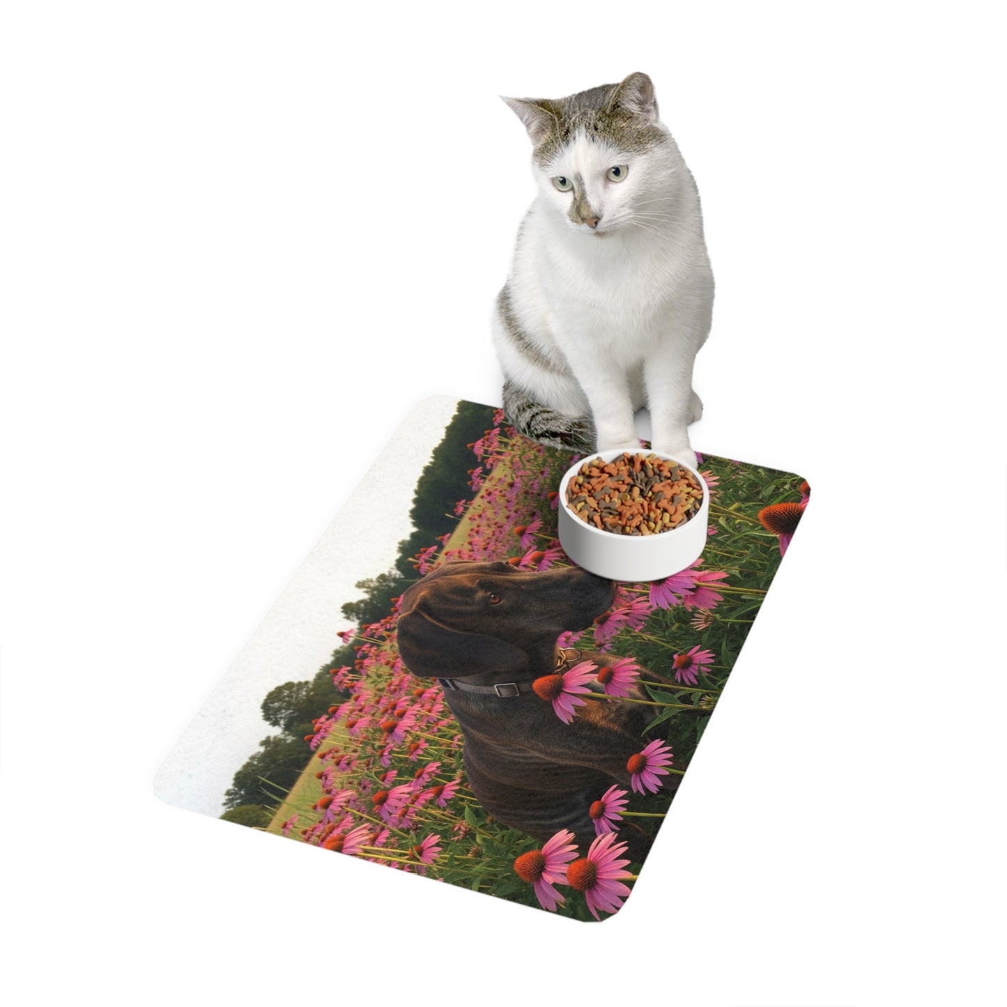 Pet Food Mat (12x18) - Treeing Tennessee Brindle