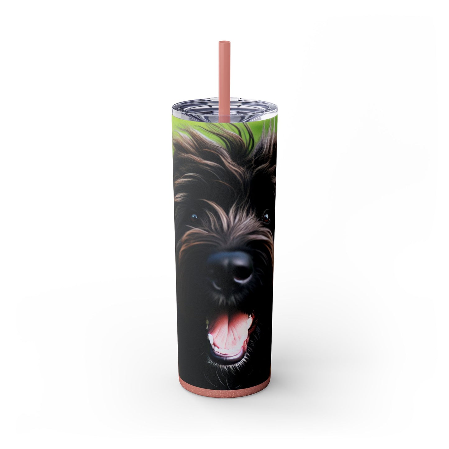 Bouvier des Ardennes Tumbler with Straw, 20oz