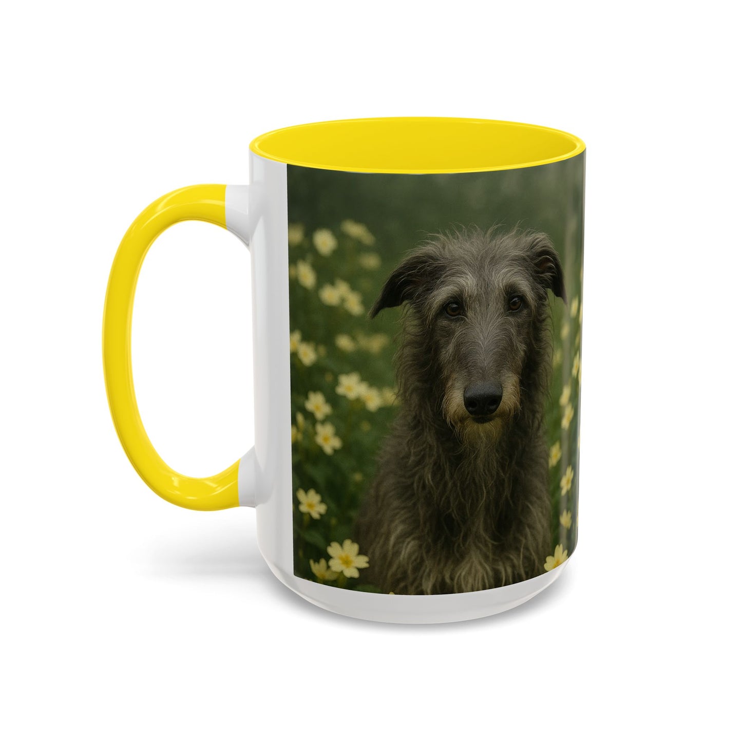 Scottish Deerhound Accent Coffee Mug - Perfect Gift for Dog Lovers