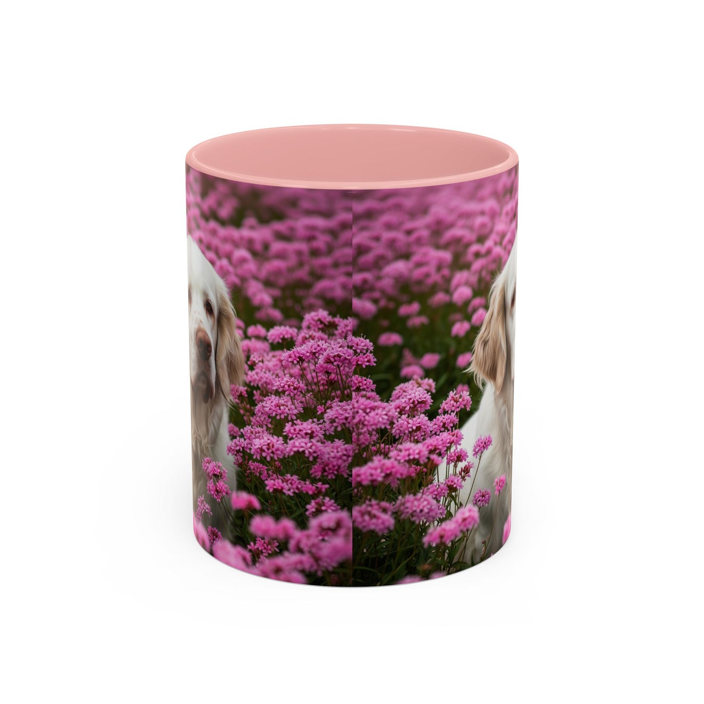 Clumber Spaniel Accent Coffee Mug - Perfect Gift for Dog Lovers