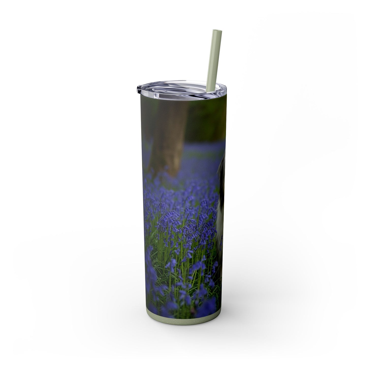 Bearded Collie Tumbler with Straw, 20oz