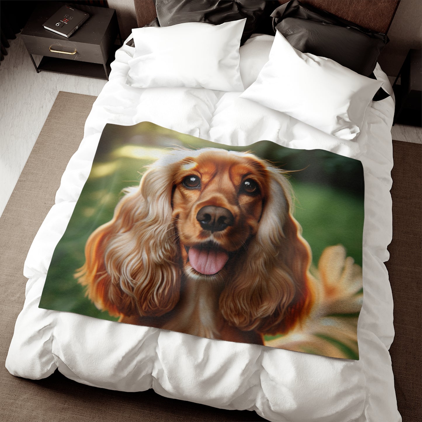 English Cocker Spaniel Sweatshirt Blanket