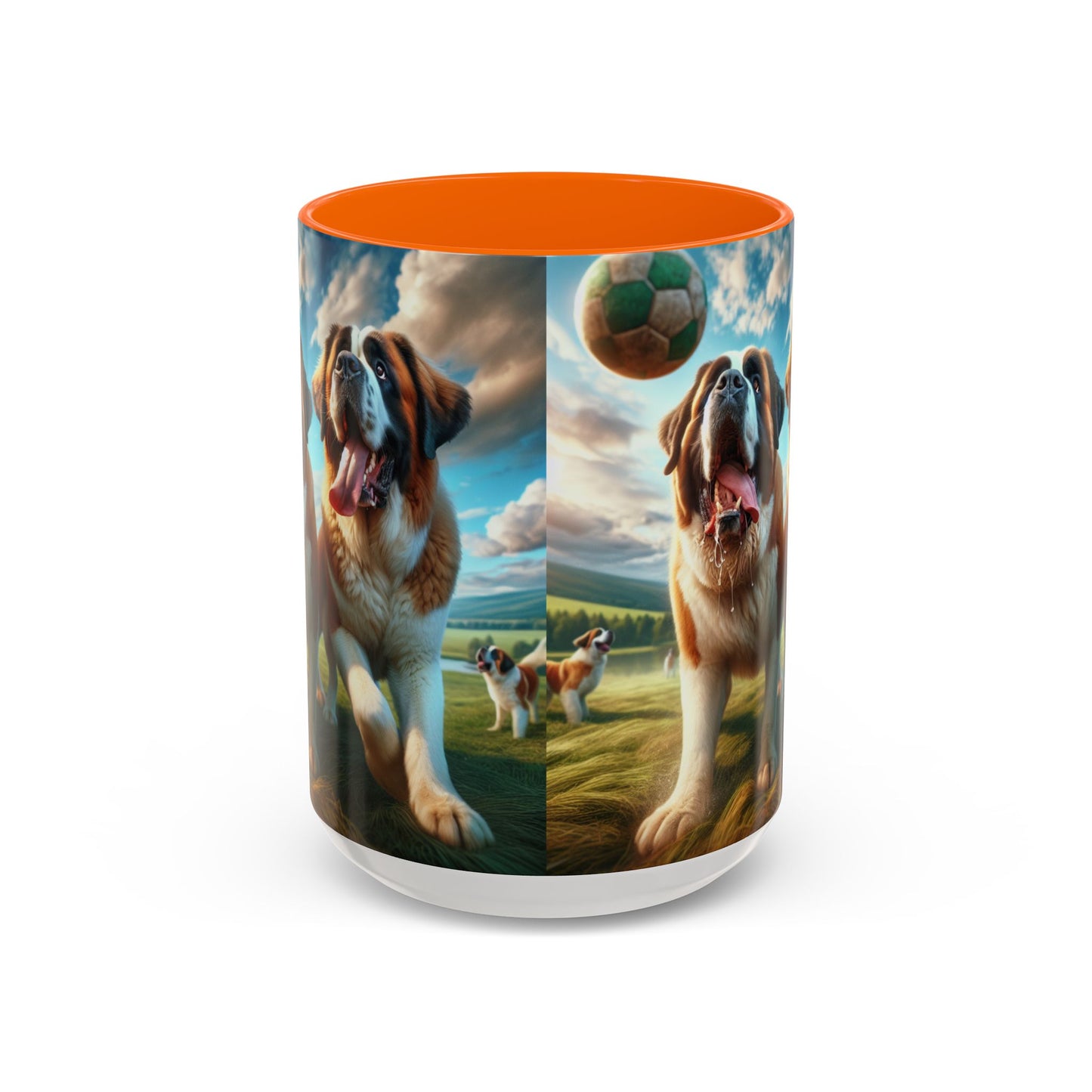 Saint Bernard Accent Coffee Mug - Perfect Gift for Dog Lovers
