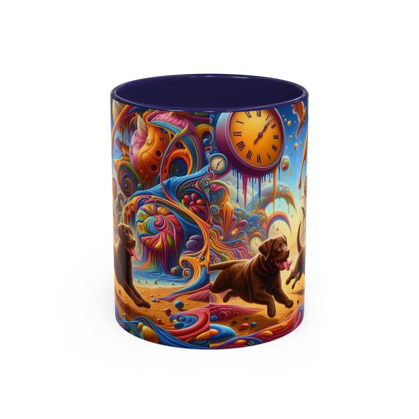Chocolate Labrador Accent Coffee Mug - Perfect Gift for Dog Lovers