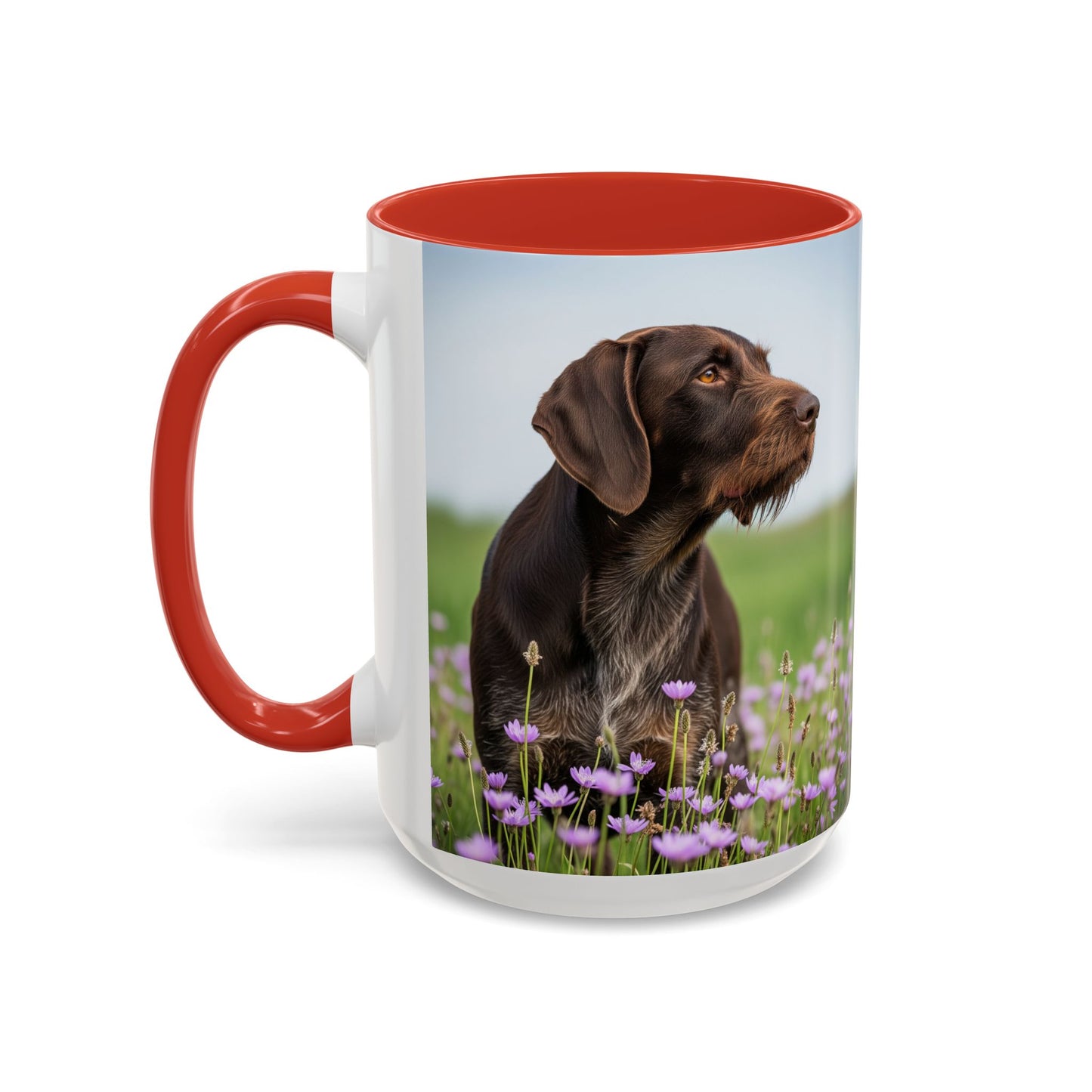 German Wirehaired Pointer Accent Coffee Mug - Perfect Gift for Dog Lovers