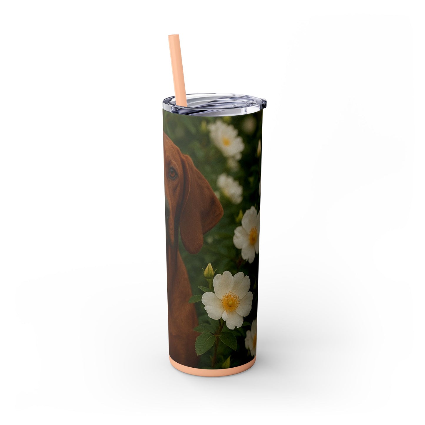 Redbone Coonhound Tumbler with Straw, 20oz