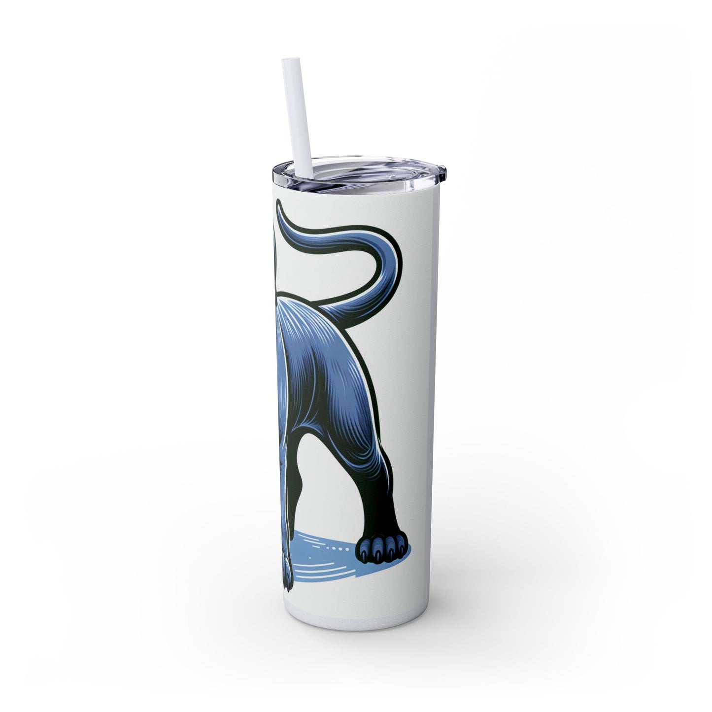 Neapolitan Mastiff Tumbler with Straw, 20oz