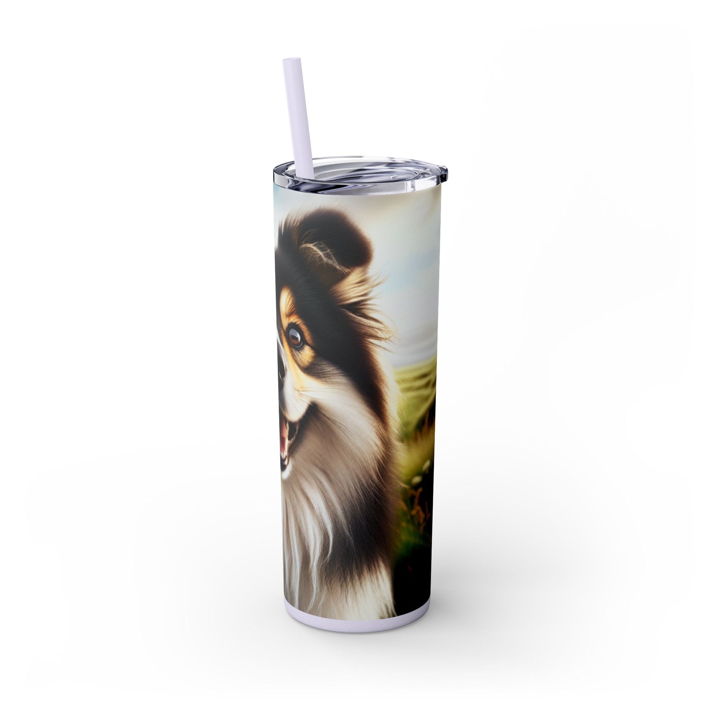 Icelandic Sheepdog Tumbler with Straw, 20oz