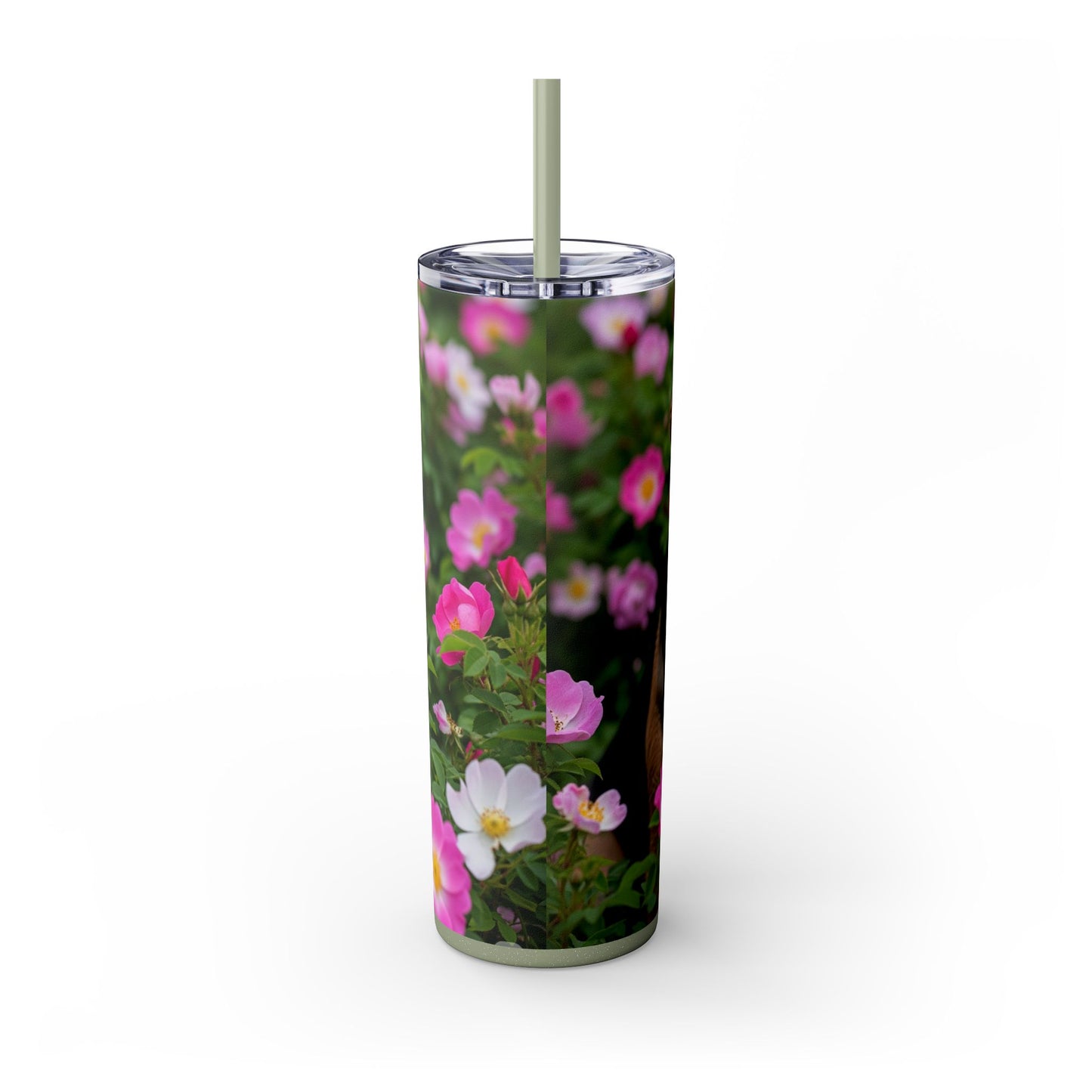 Teddy Roosevelt Terrier Tumbler with Straw, 20oz