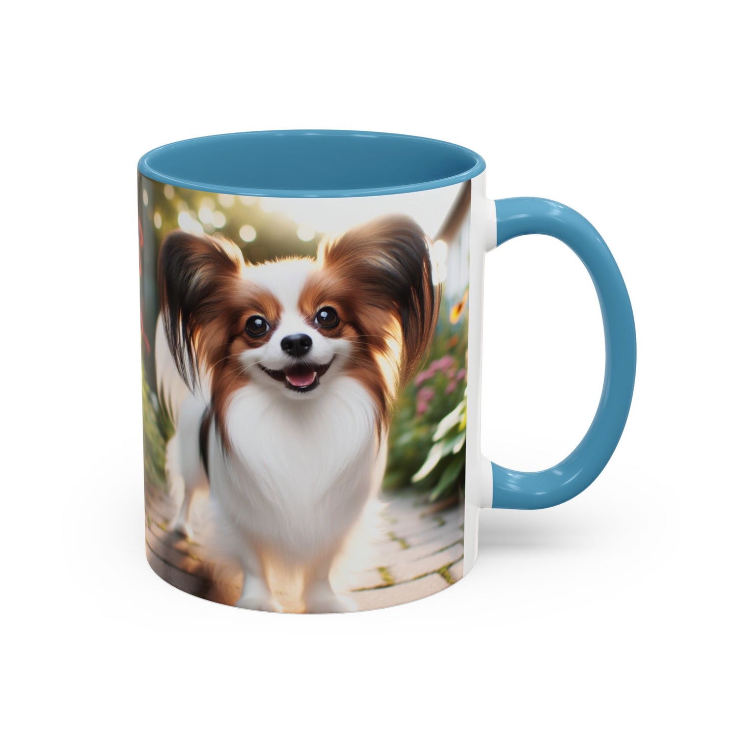 Papillon Accent Coffee Mug - Perfect Gift for Dog Lovers