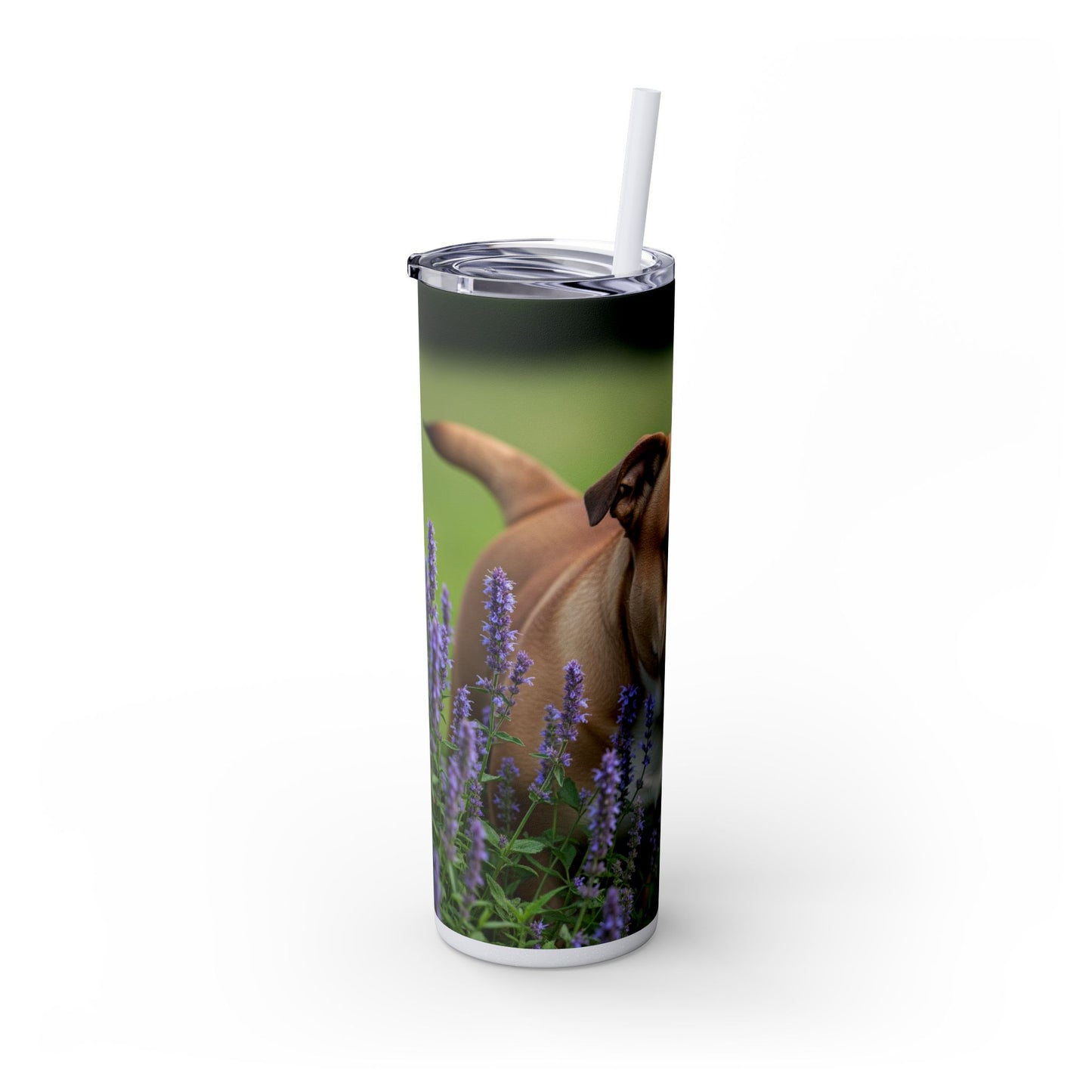British Bulldog Tumbler with Straw, 20oz