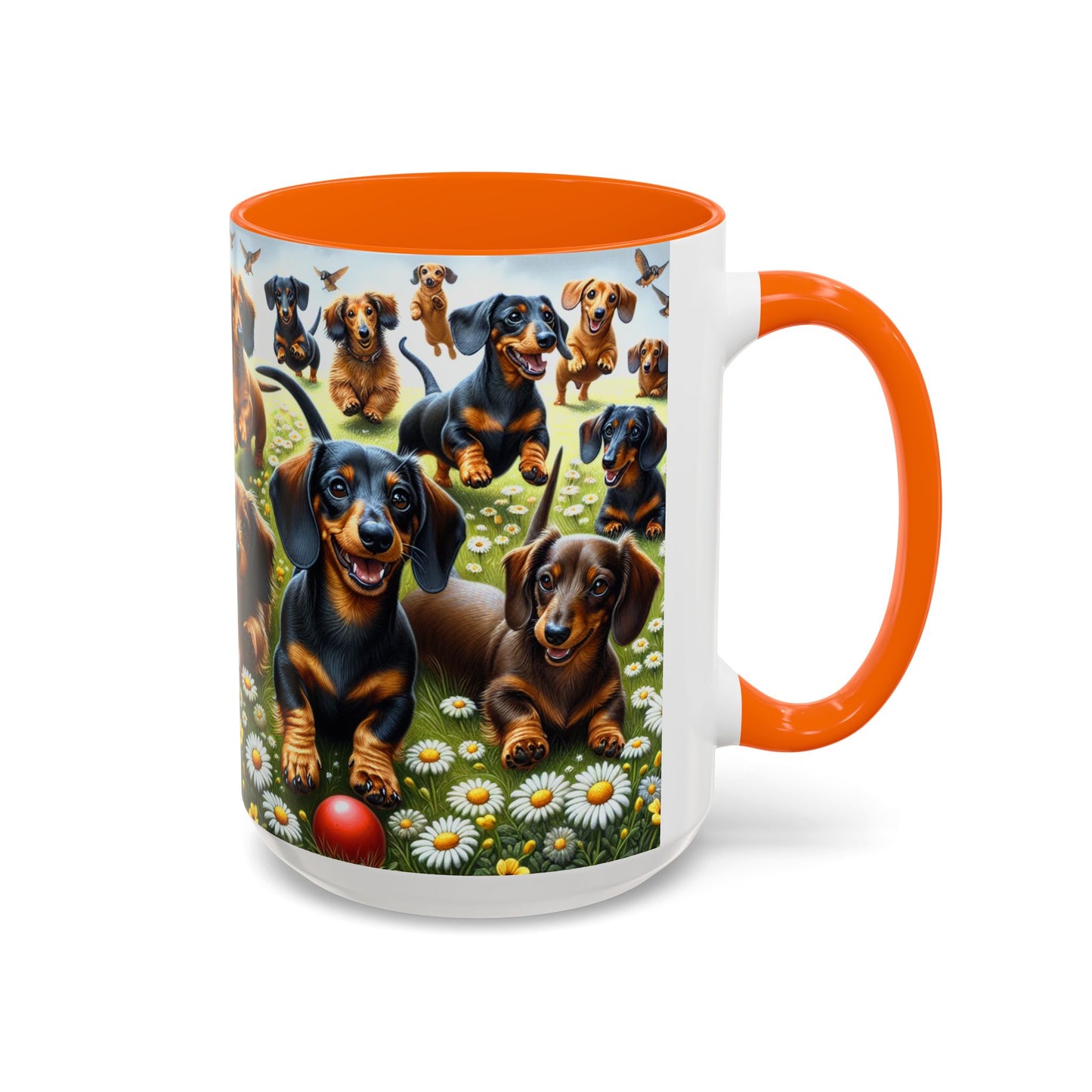Dachshund Accent Coffee Mug - Perfect Gift for Dog Lovers