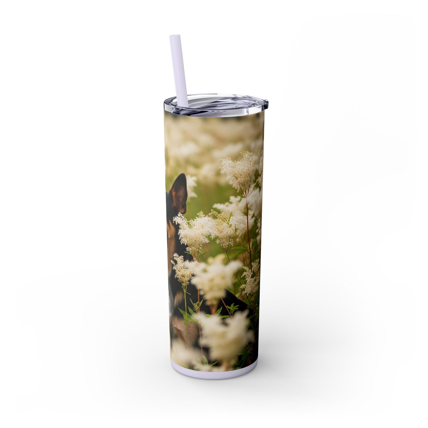 Lancashire Heeler Tumbler with Straw, 20oz
