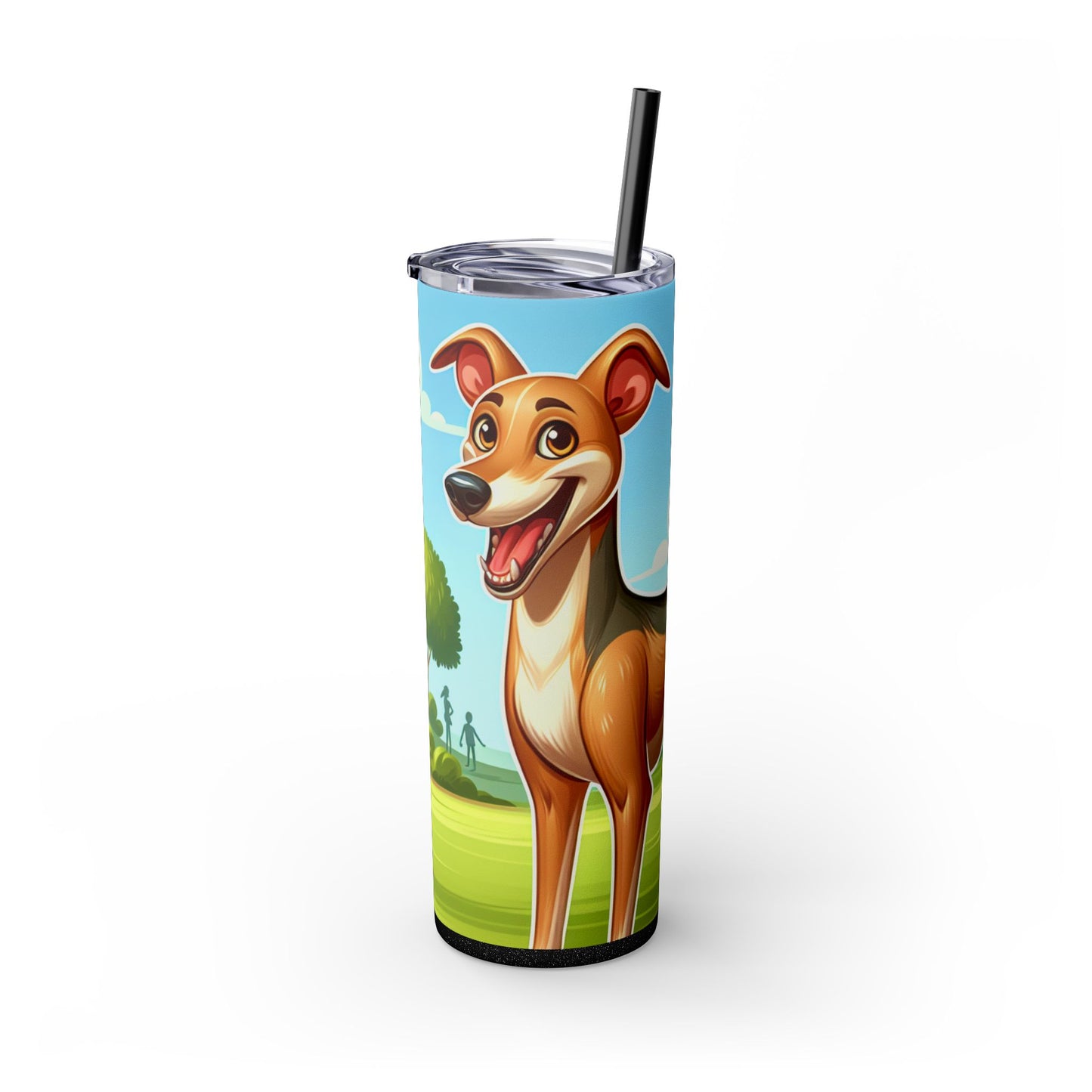 Azawakh Tumbler with Straw, 20oz