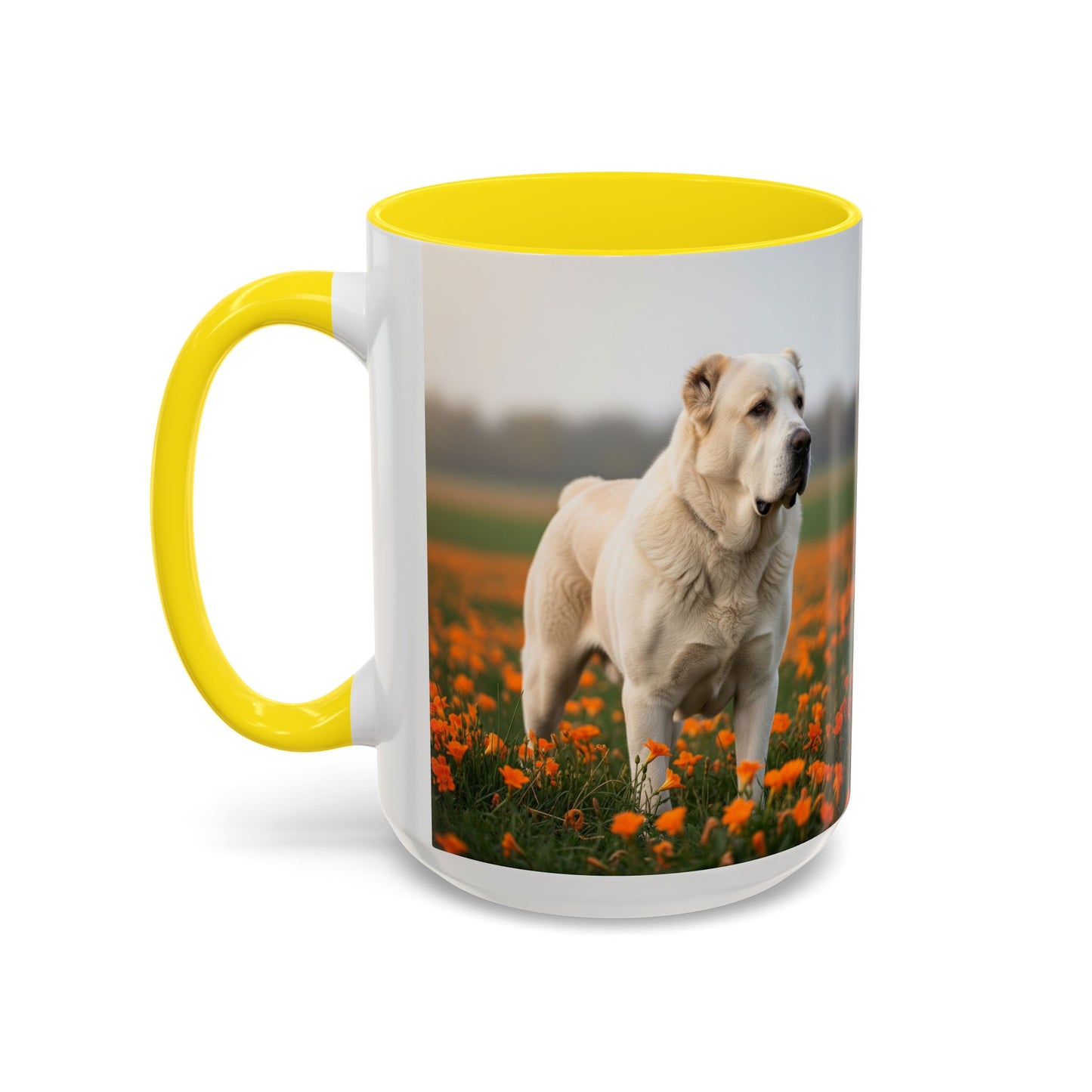 Central Asian Shepherd Dog Accent Coffee Mug - Perfect Gift for Dog Lovers