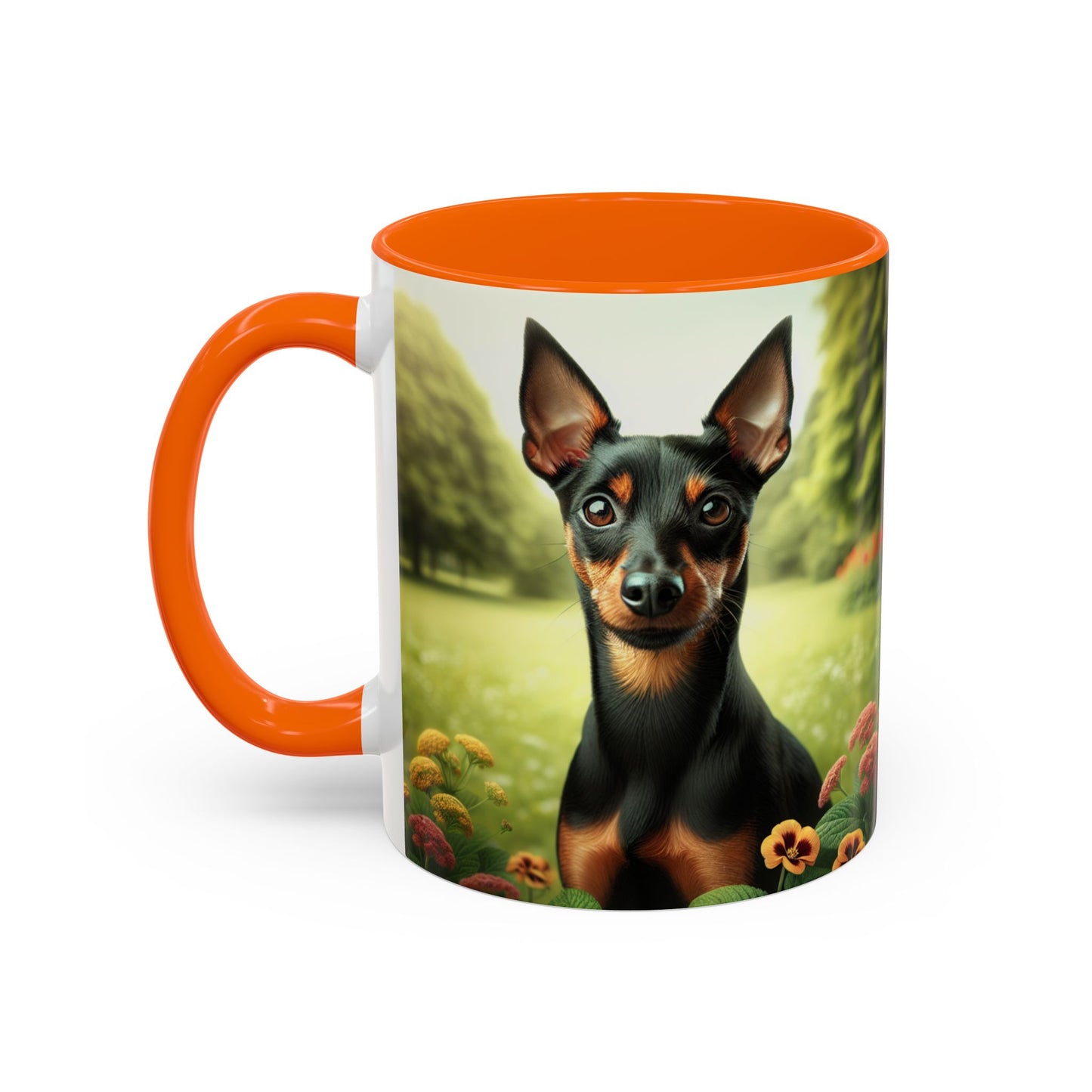 Manchester Terrier Accent Coffee Mug - Perfect Gift for Dog Lovers