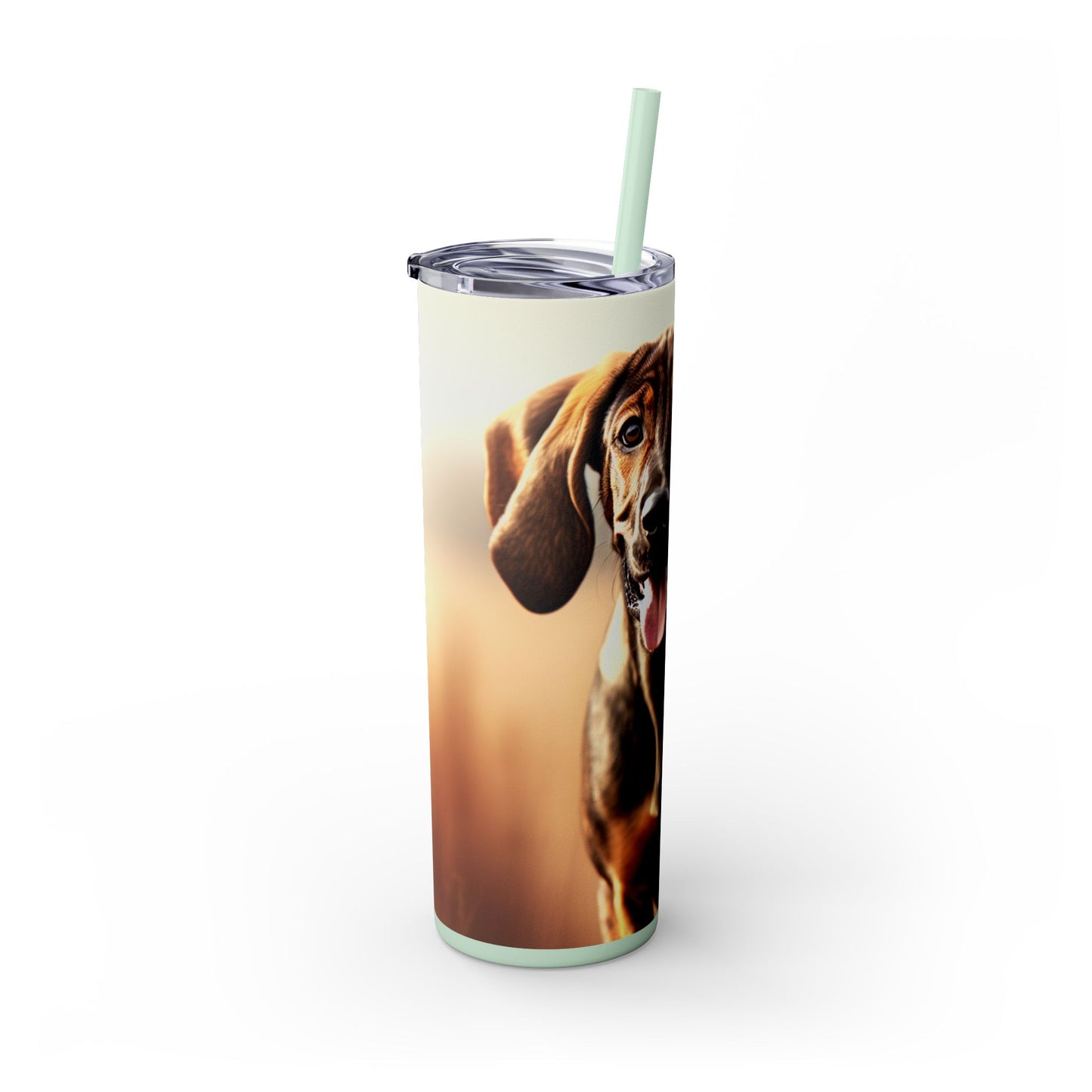 Plott Hound Tumbler with Straw, 20oz
