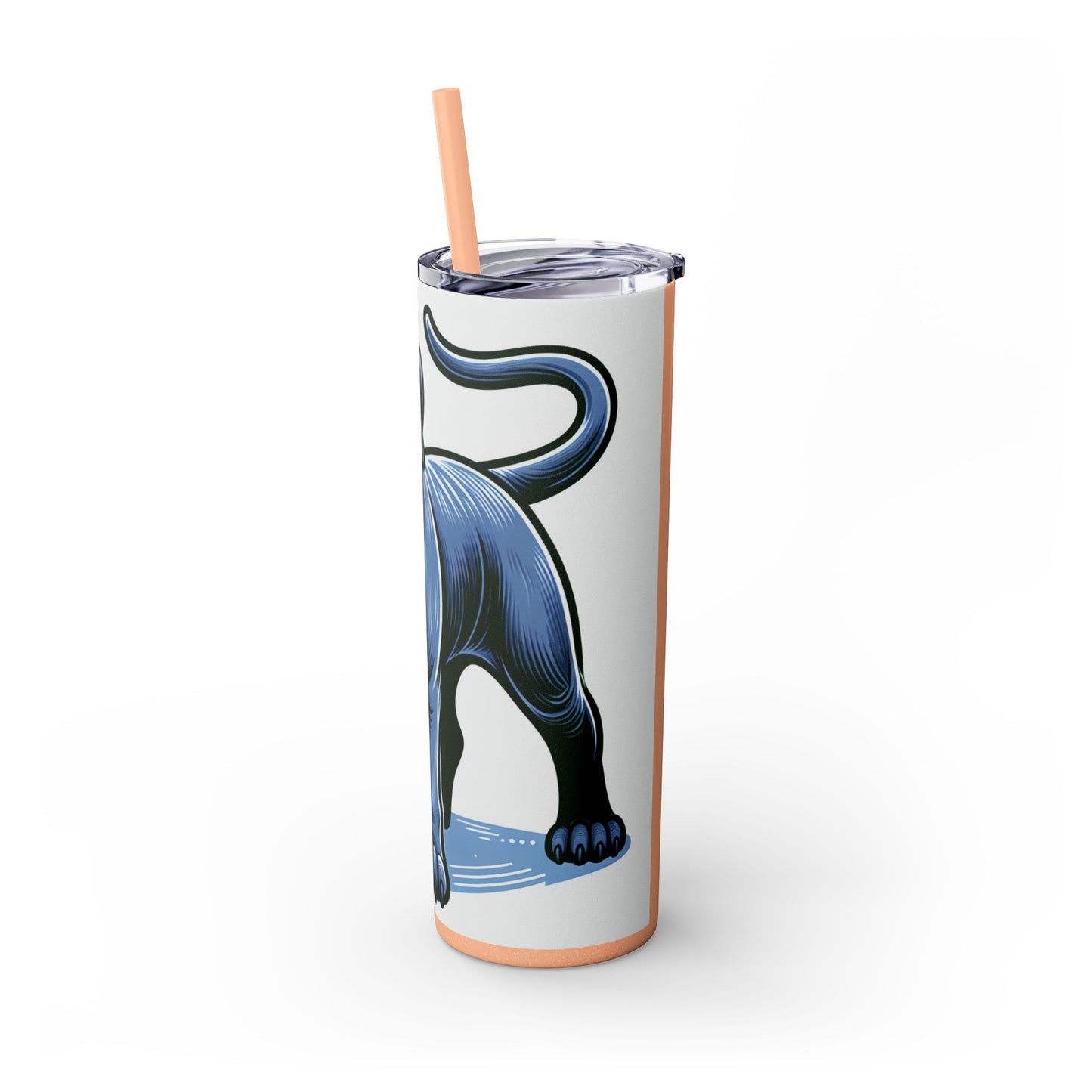 Neapolitan Mastiff Tumbler with Straw, 20oz
