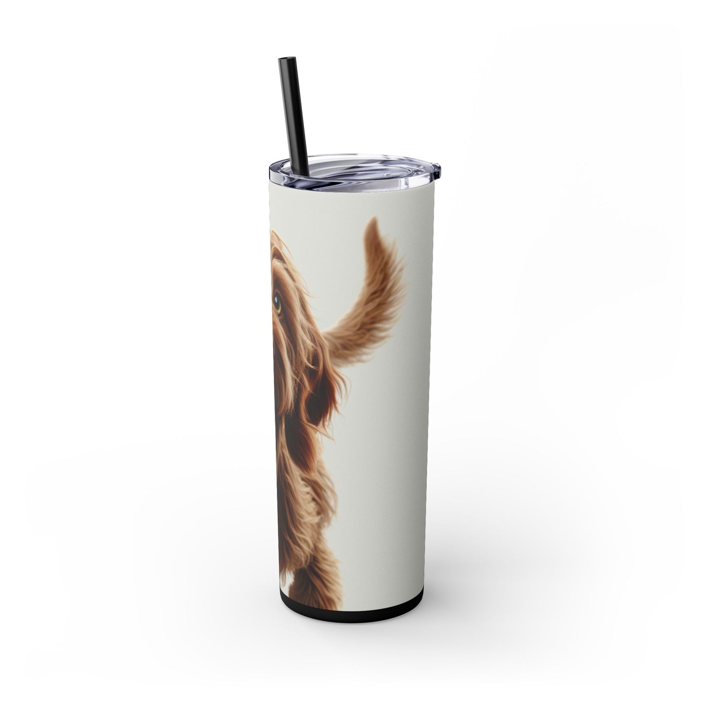 Italian Spinone Tumbler with Straw, 20oz