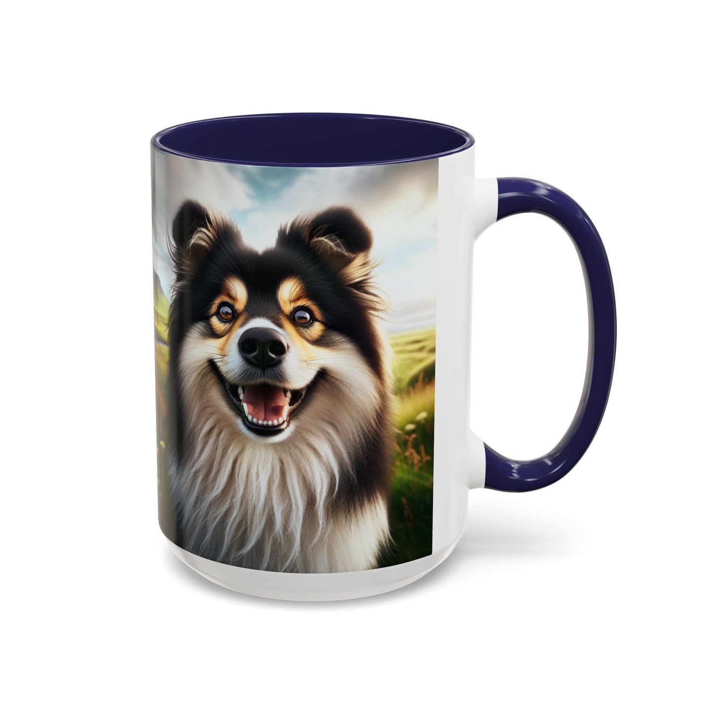Icelandic Sheepdog Accent Coffee Mug - Perfect Gift for Dog Lovers