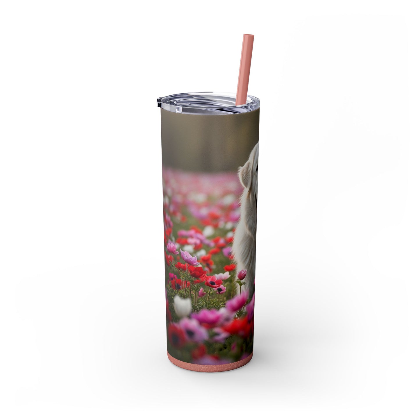 Maremma Sheepdog Tumbler with Straw, 20oz