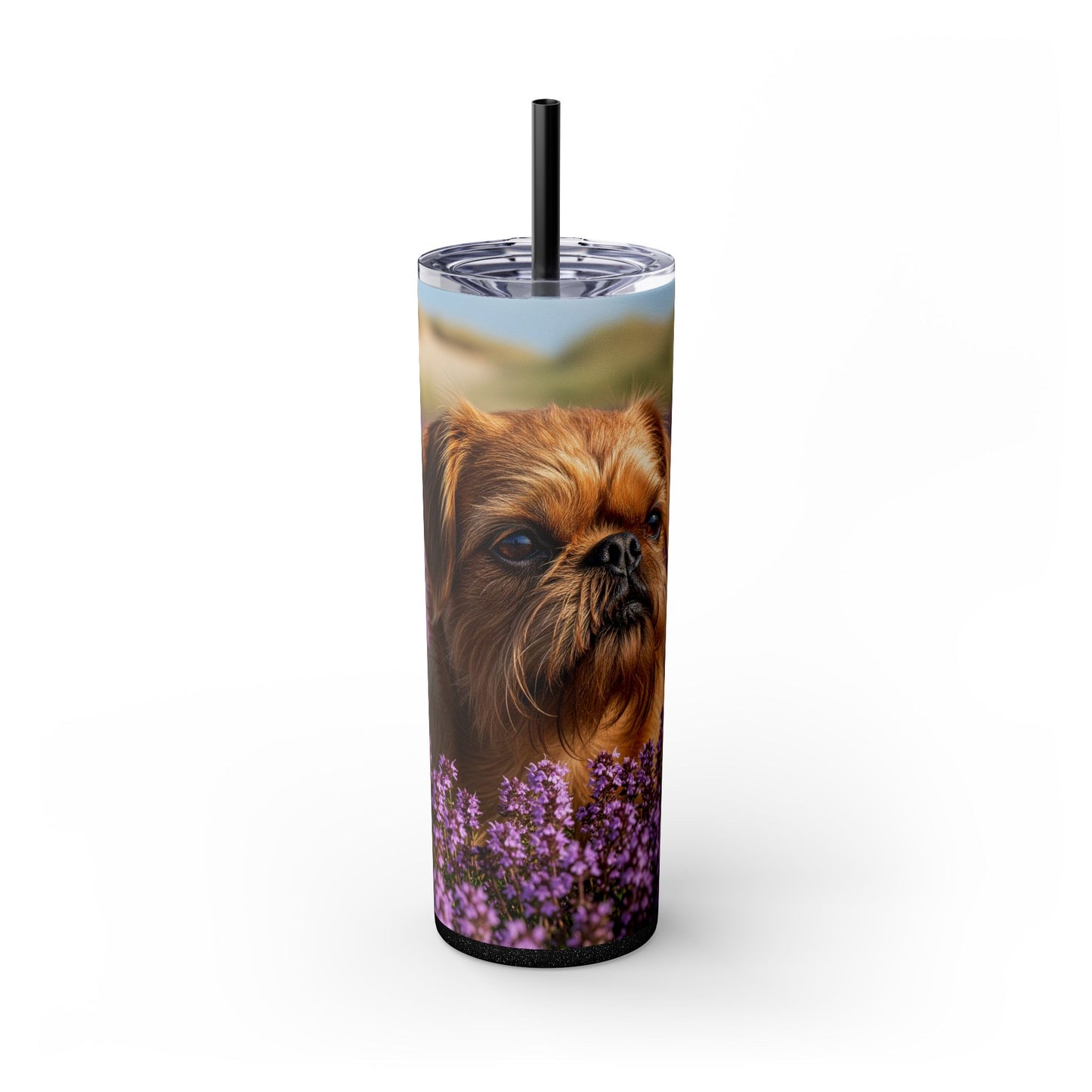 Griffon Bruxellois Tumbler with Straw, 20oz