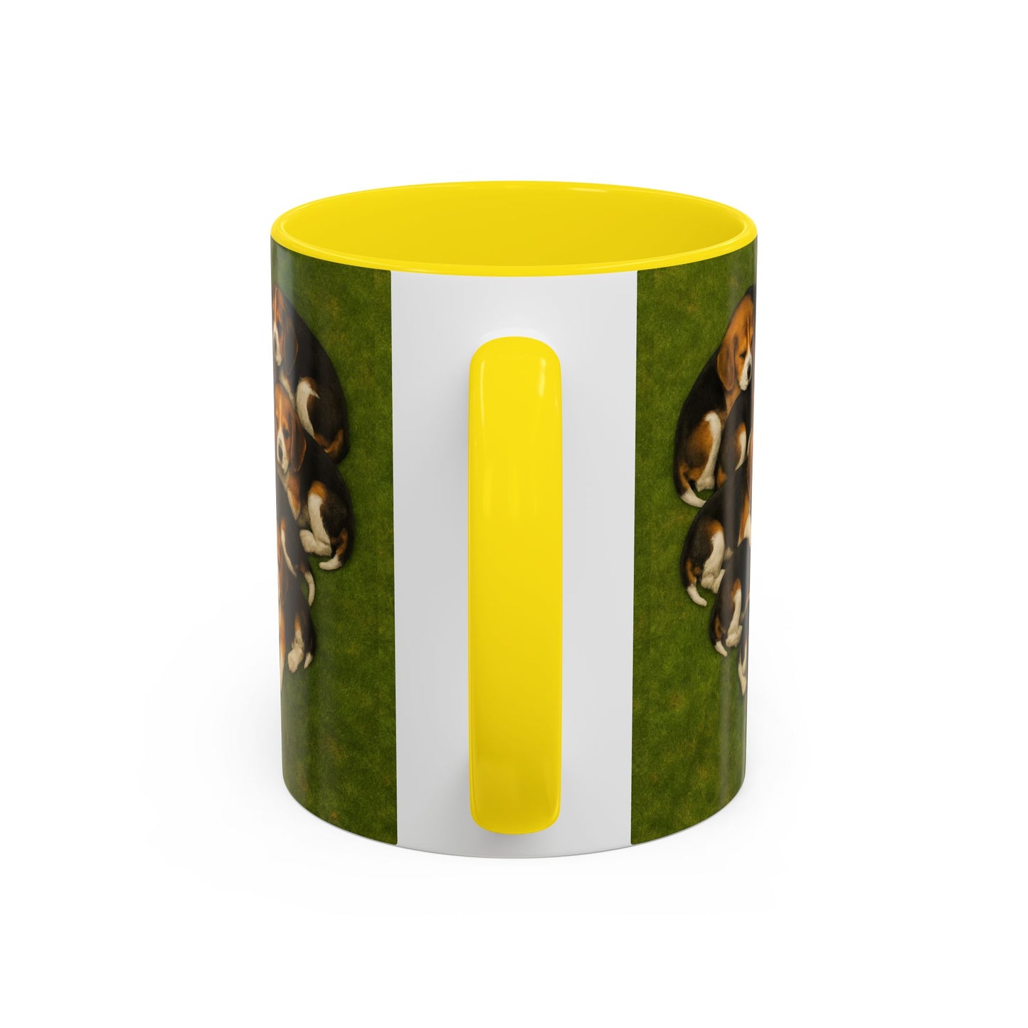 Beagle puppies Accent Coffee Mug - Perfect Gift for Dog Lovers