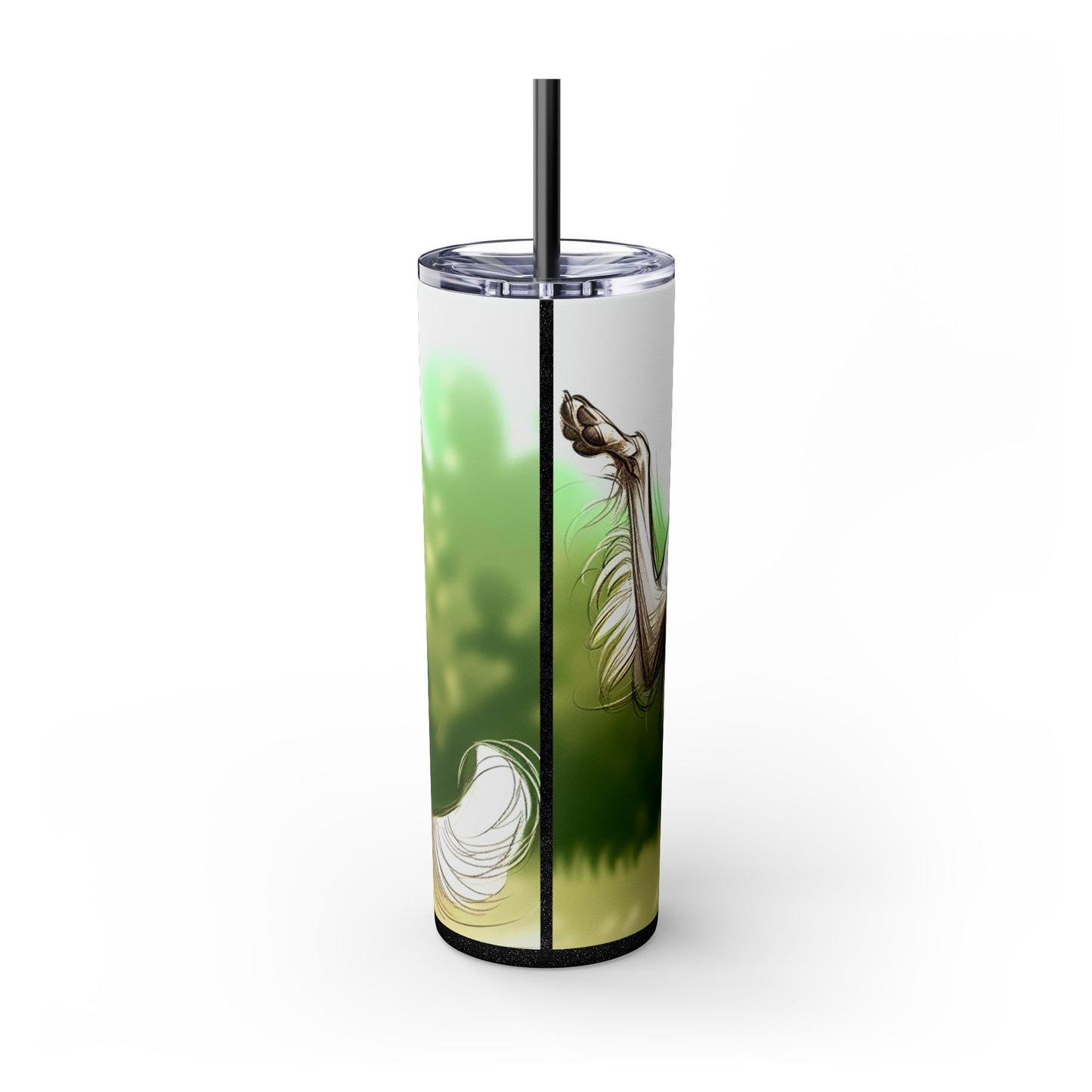 Borzoi Tumbler with Straw, 20oz