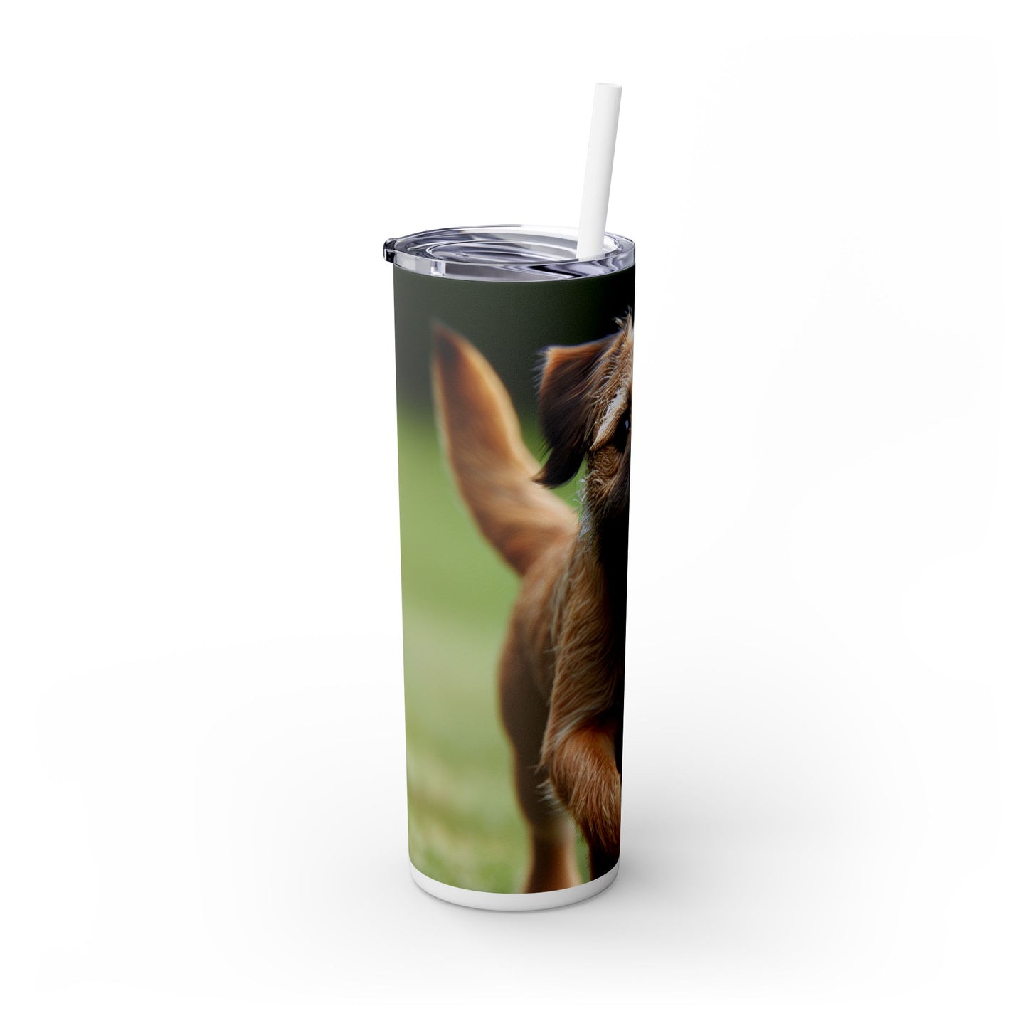 Border Terrier Tumbler with Straw, 20oz