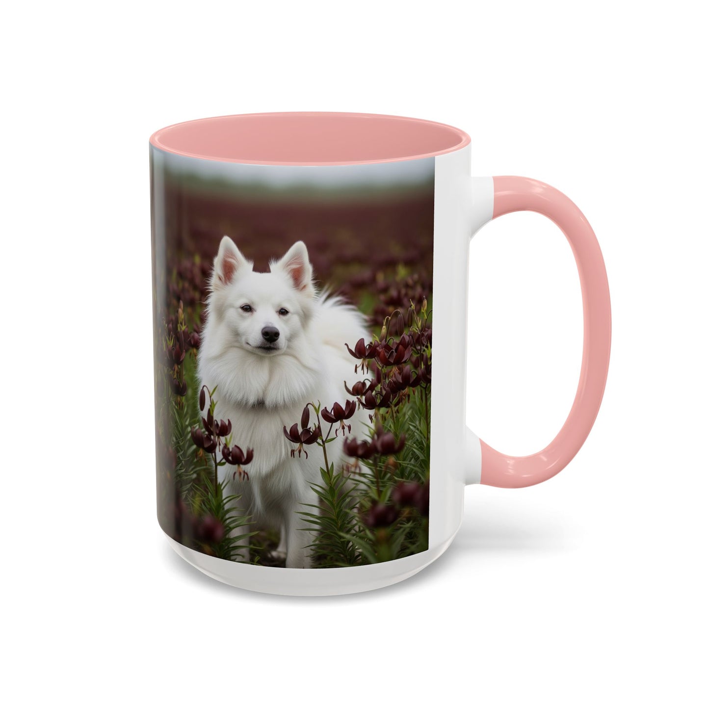 American Eskimo Dog Accent Coffee Mug - Perfect Gift for Dog Lovers