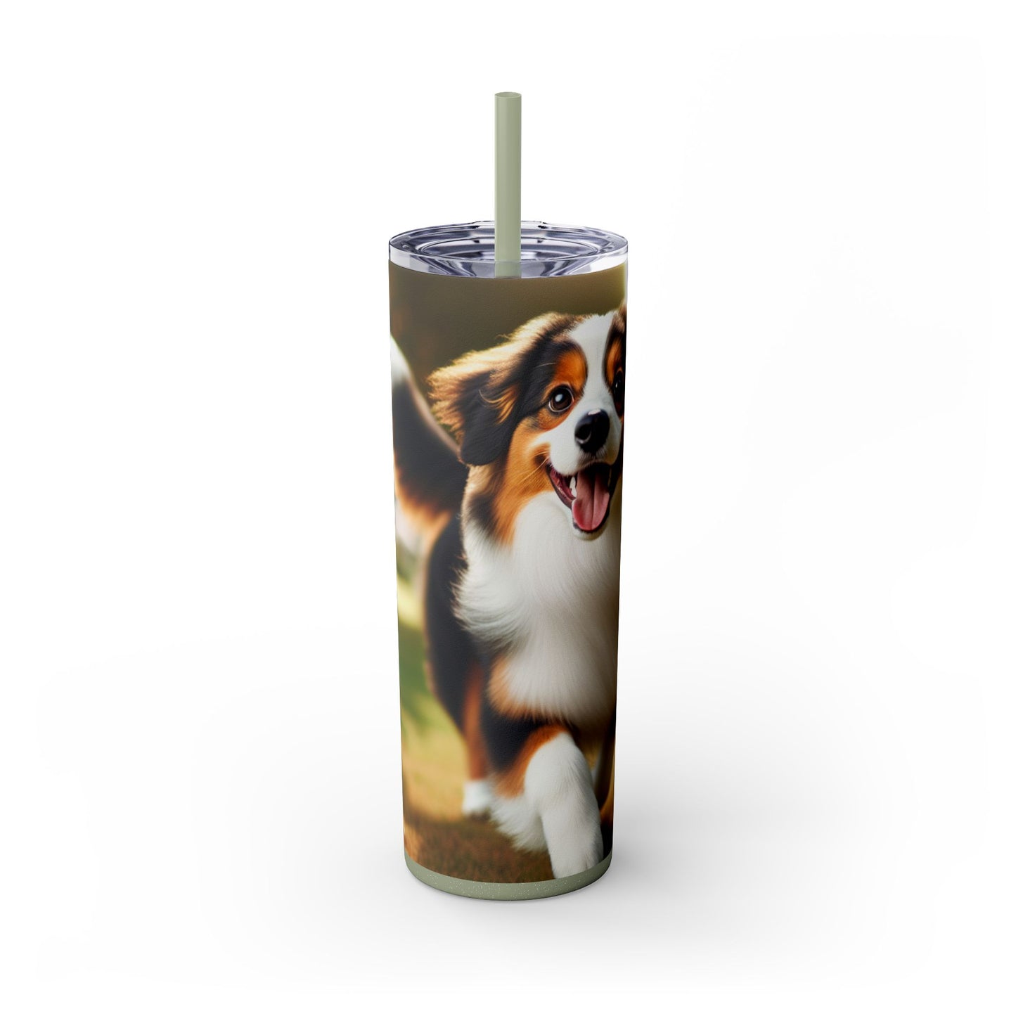 Miniature American Shepherd Tumbler with Straw, 20oz