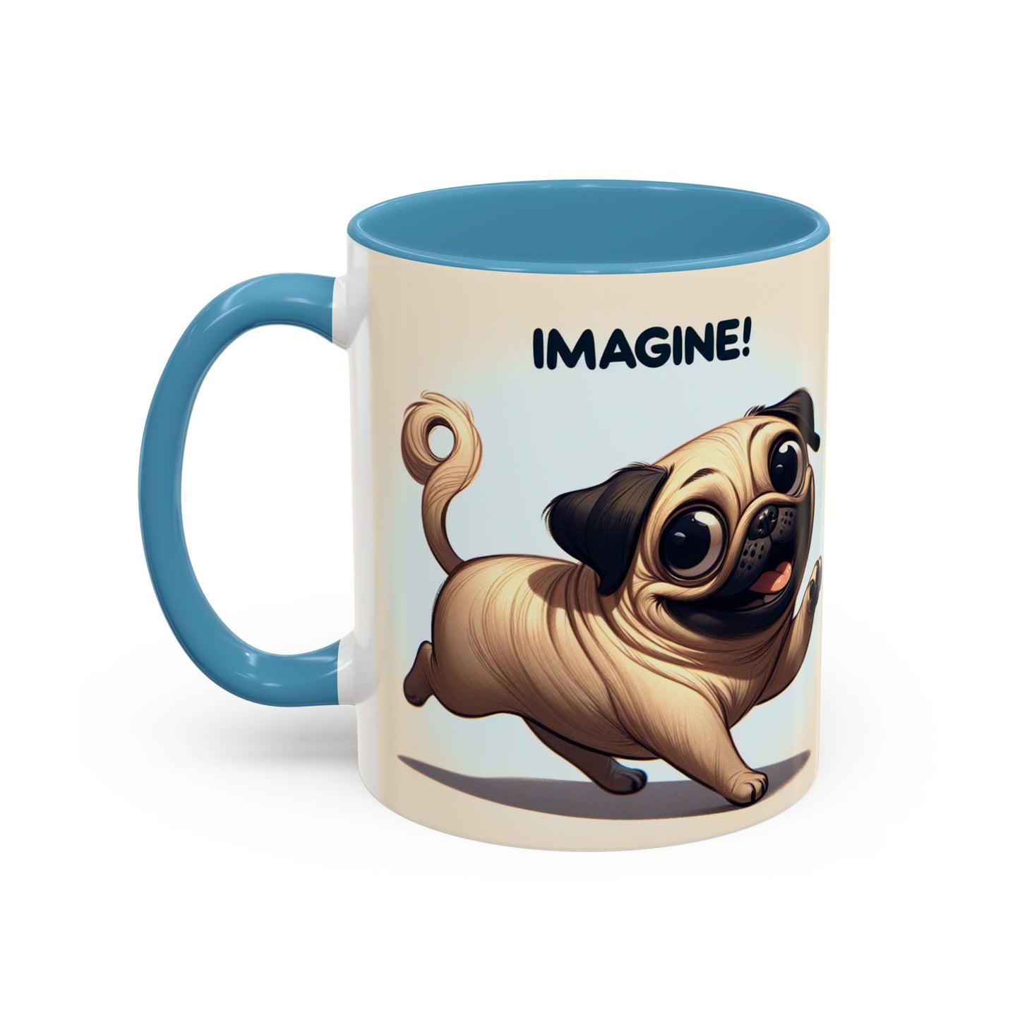 Pug Accent Coffee Mug - Perfect Gift for Dog Lovers