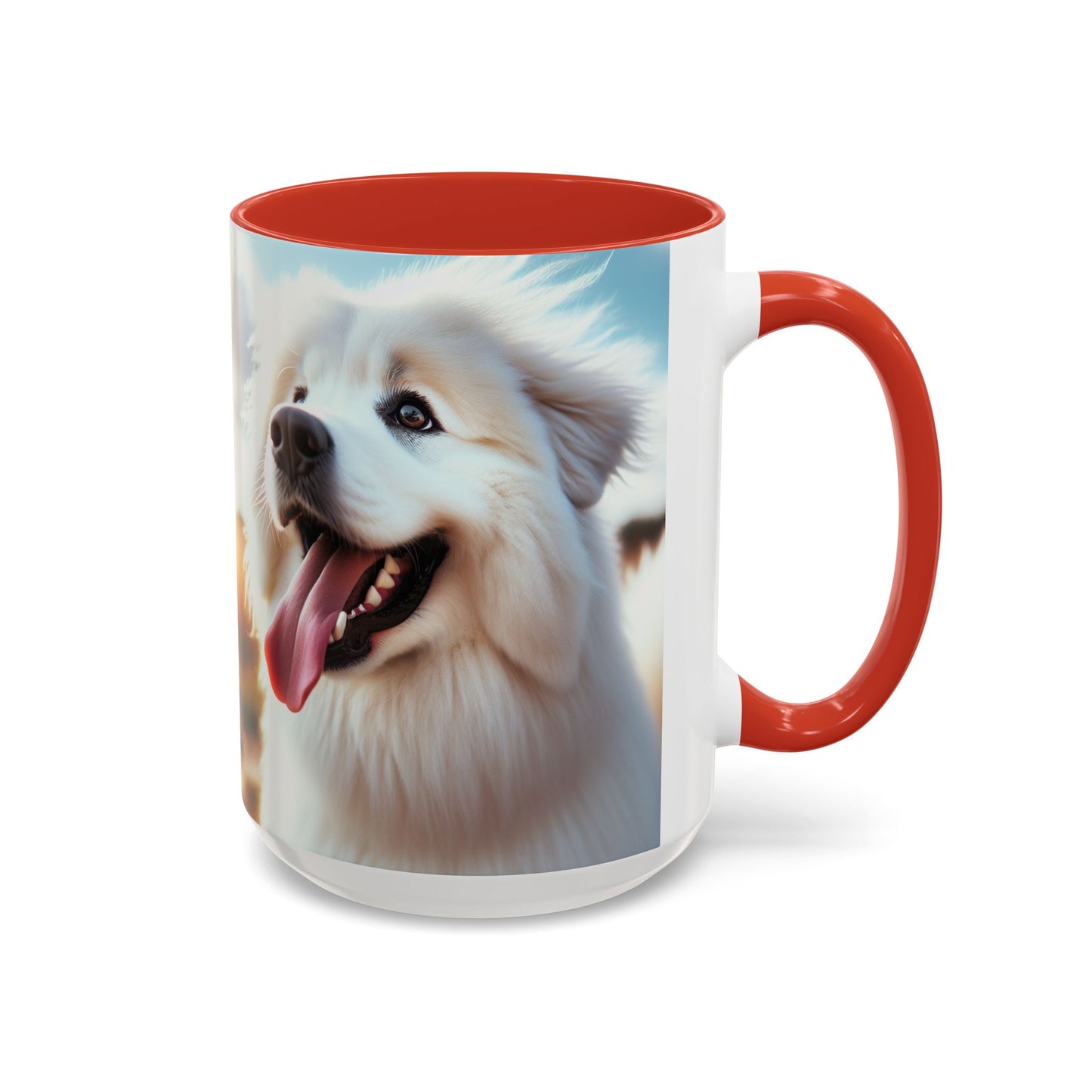 Pyrenean Mountain Dog Accent Coffee Mug - Perfect Gift for Dog Lovers
