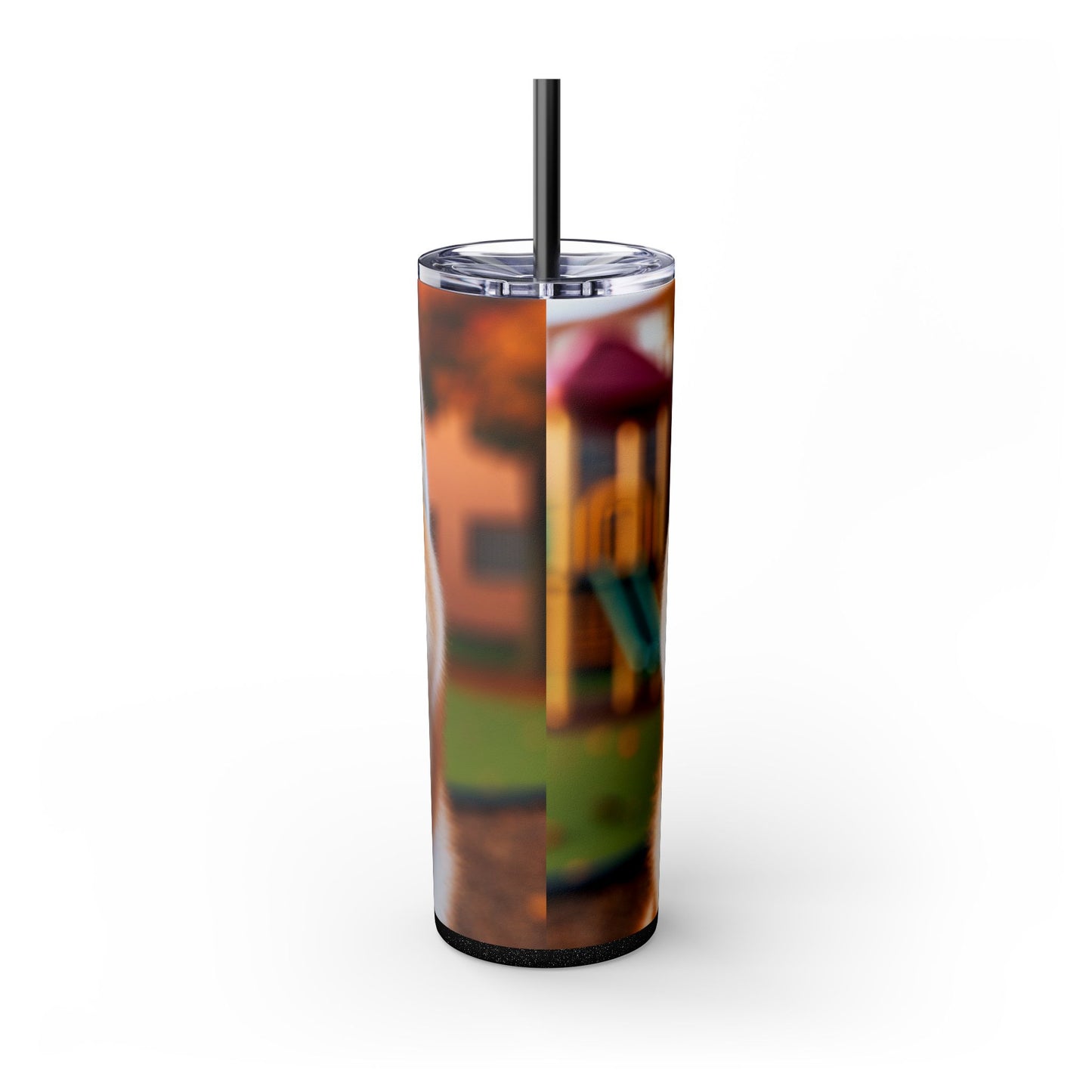 Japanese Akitainu Tumbler with Straw, 20oz