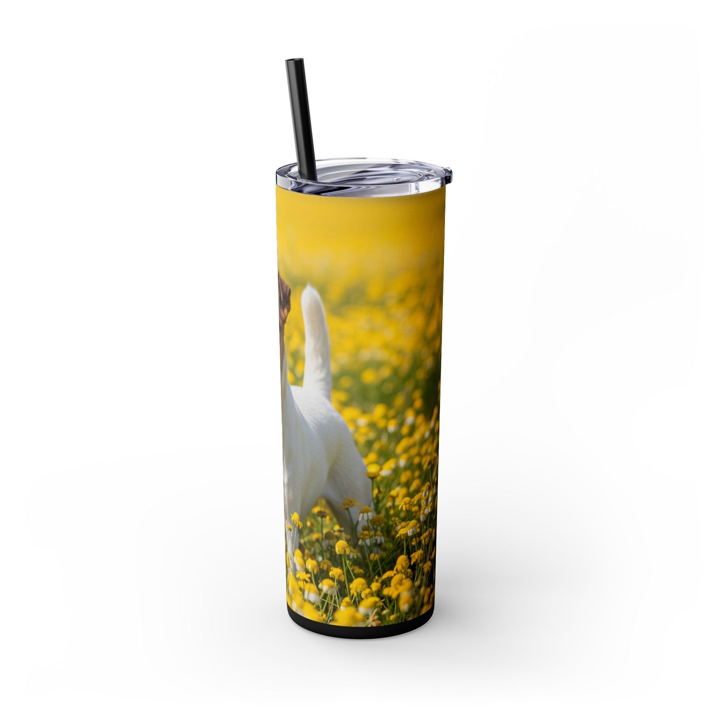 Smooth Fox Terrier Tumbler with Straw, 20oz